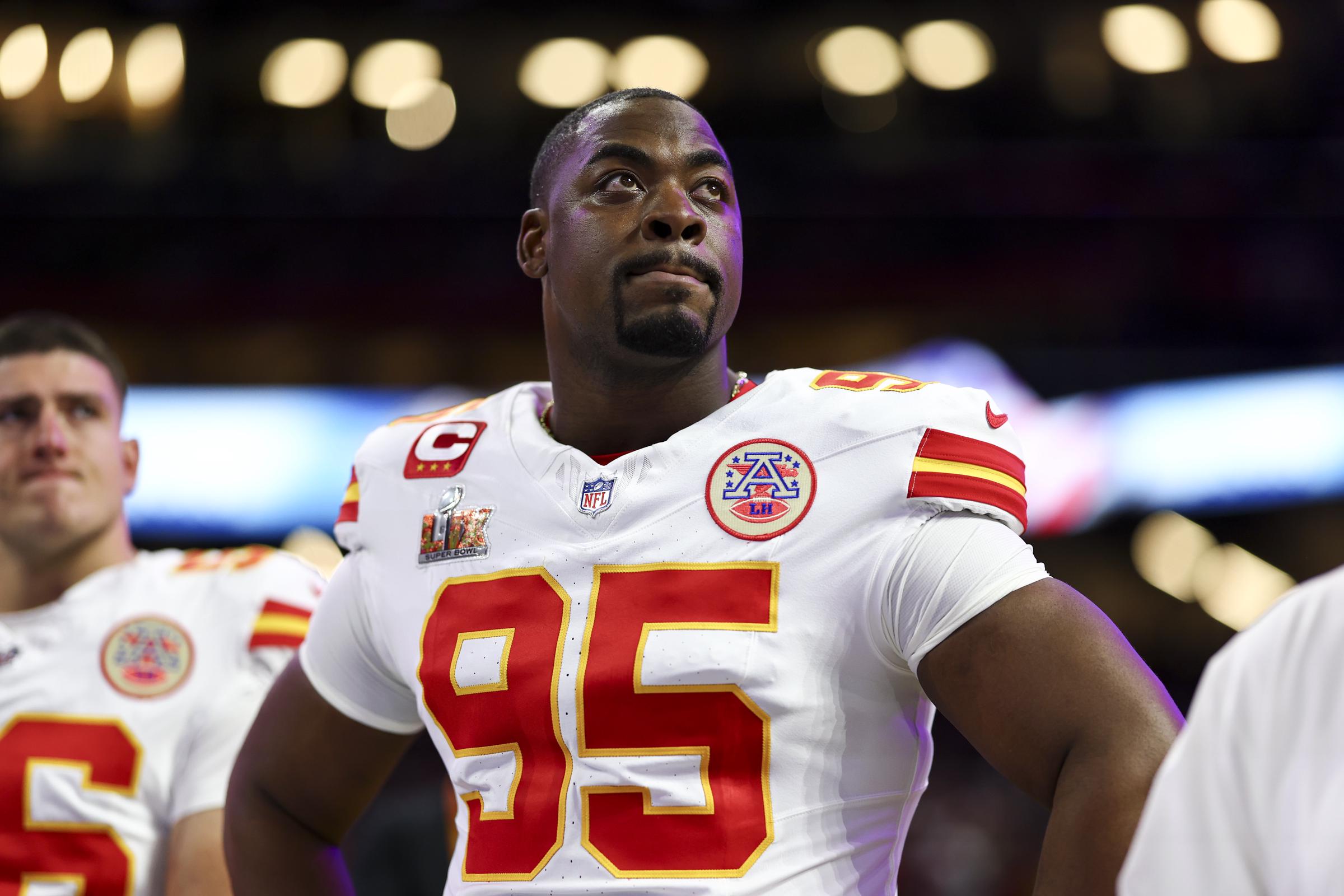 Chris Jones of the Kansas City Chiefs during the Super Bowl LIX against the Philadelphia Eagles on February 9, 2025. | Source: Getty Images