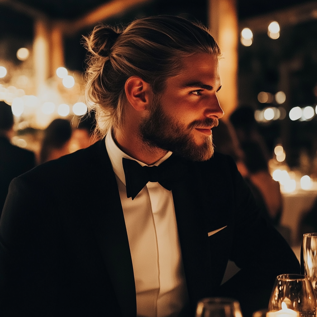 A smiling groom | Source: Midjourney