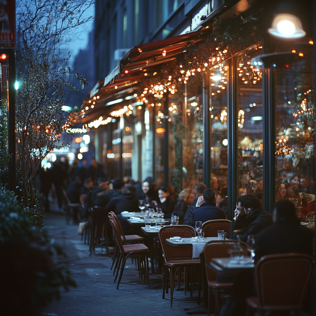 A fancy restaurant | Source: Midjourney