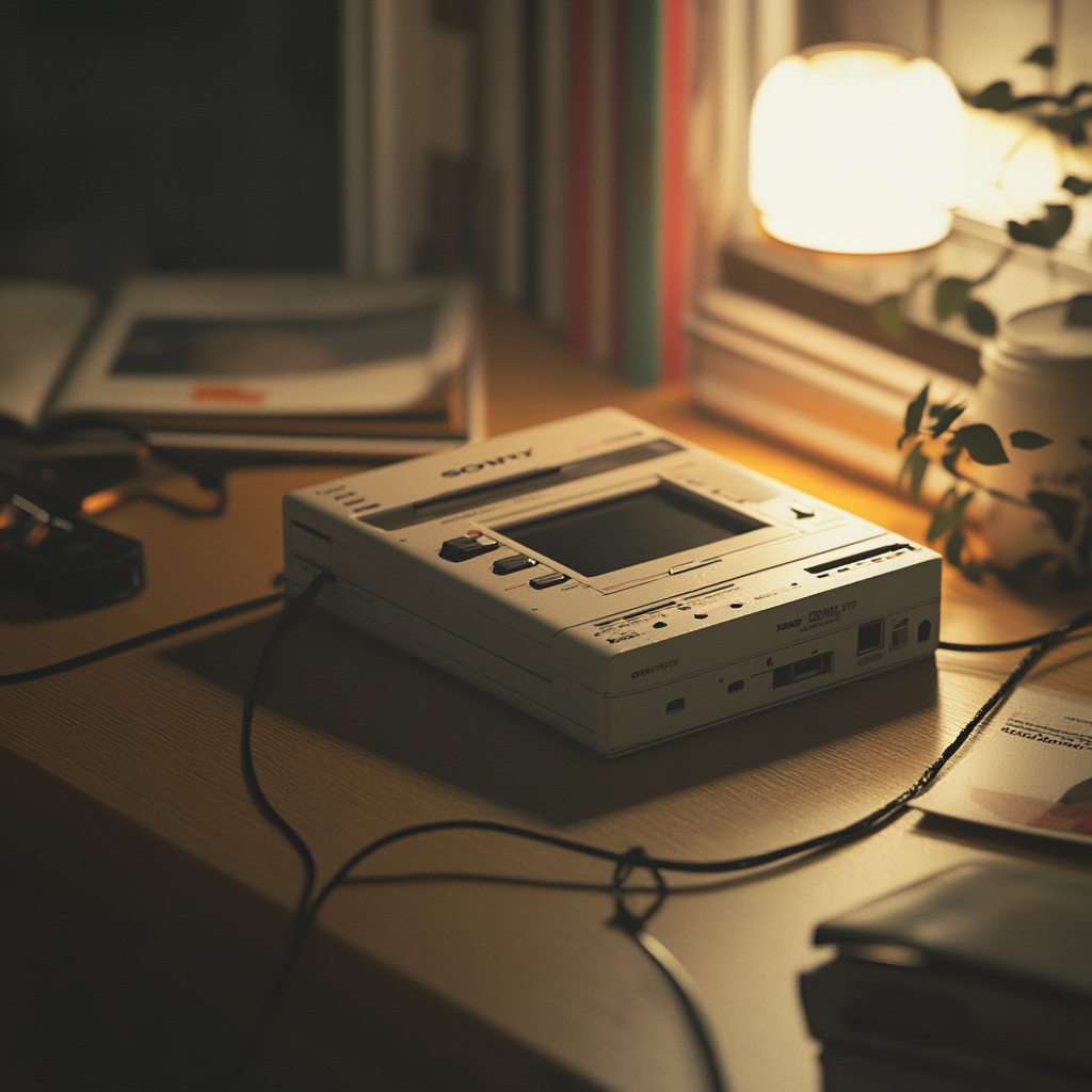 A voice recorder on a table | Source: Midjourney