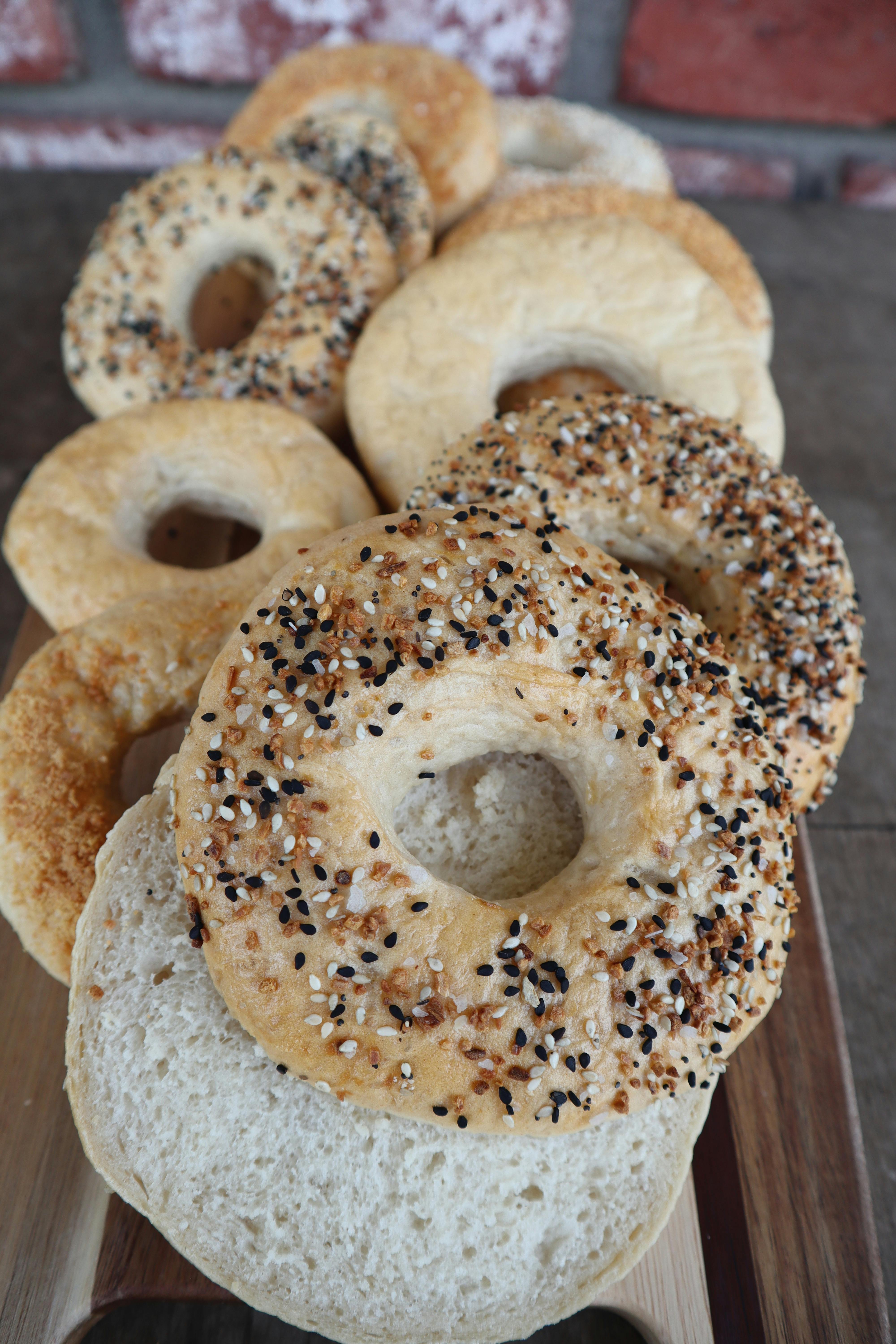 A close up of bagels | Source: Pexels