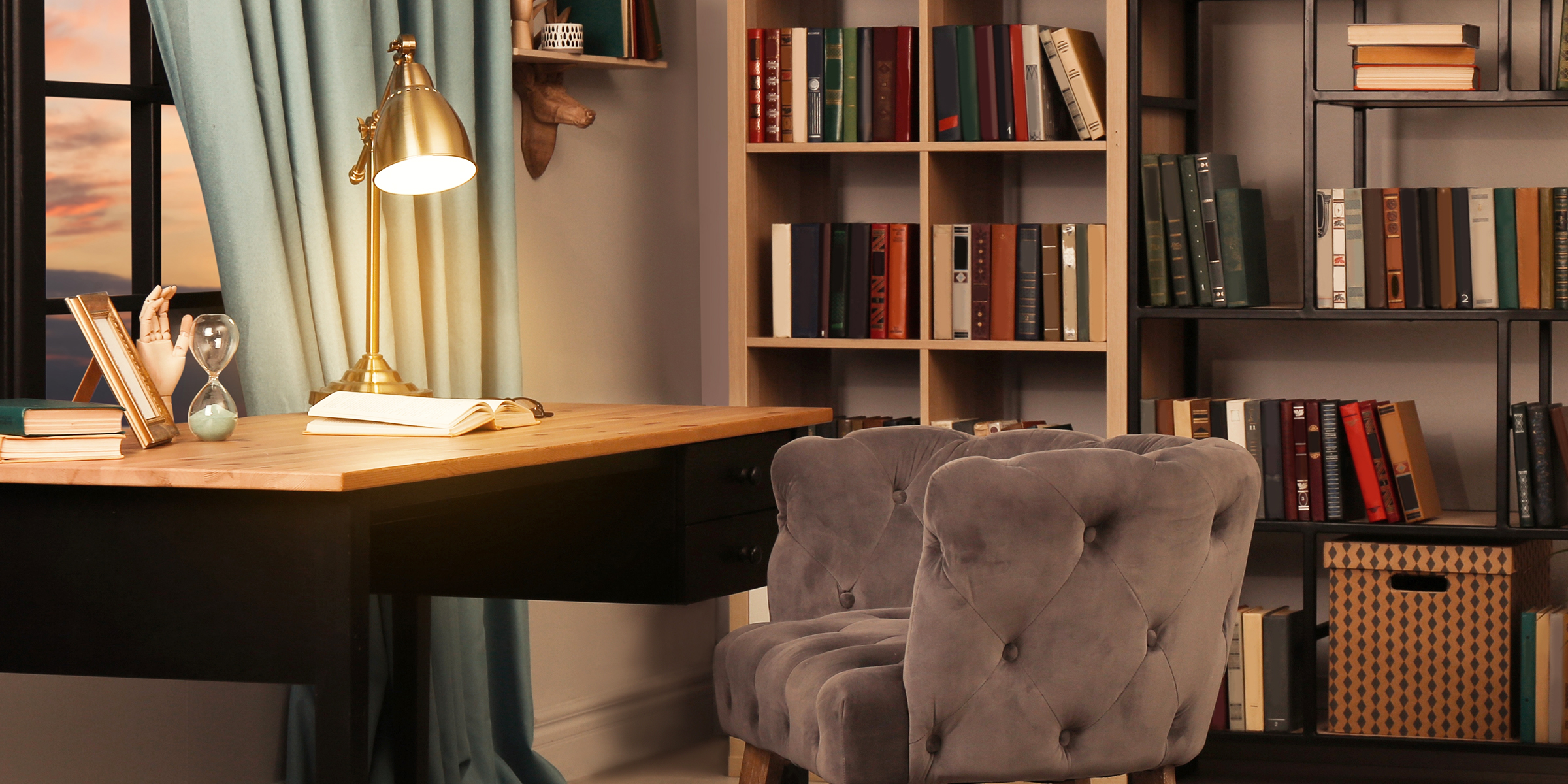 A desk in a study | Source: Shutterstock