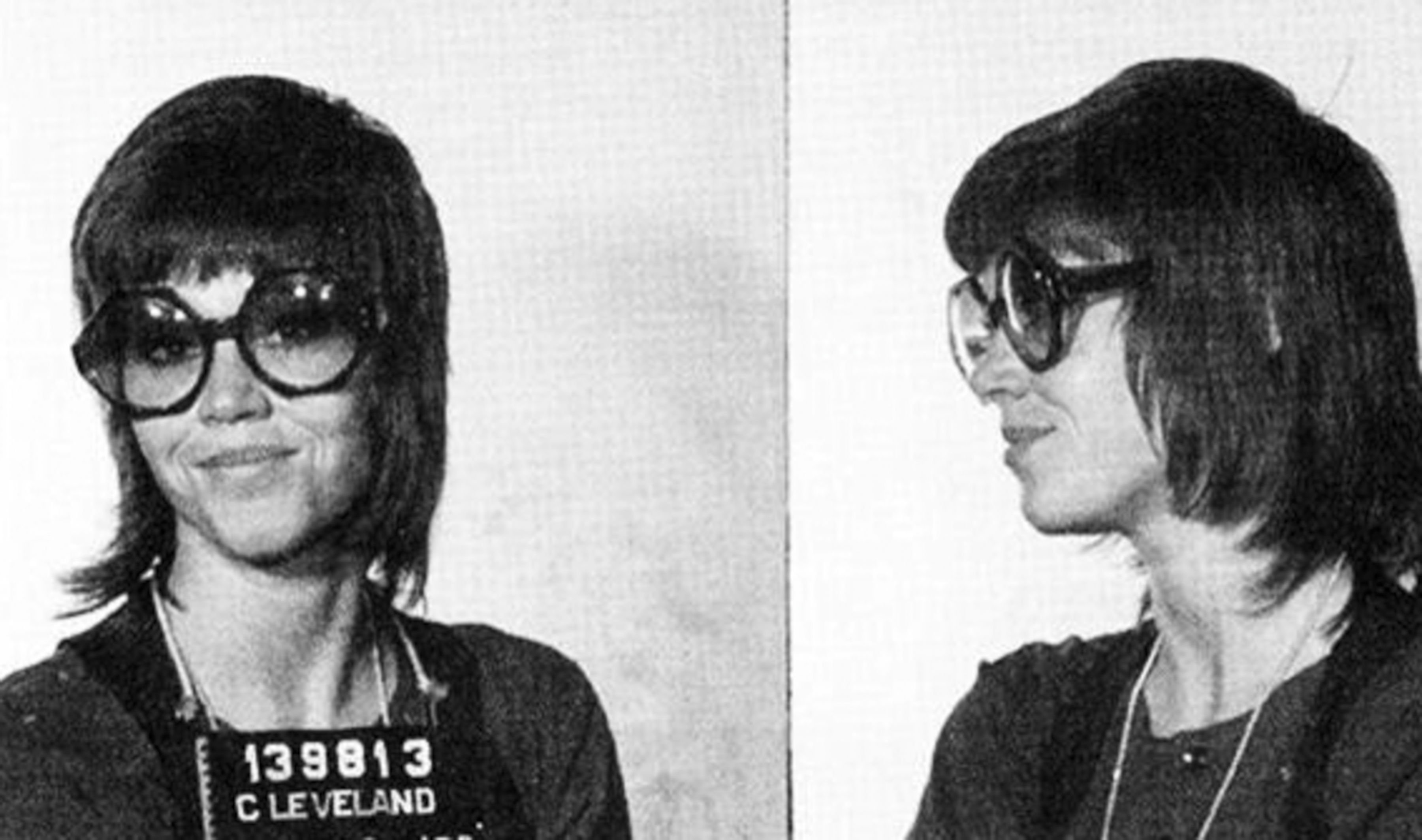 Mug shots of actress and activist Jane Fonda, following her arrest in Cleveland for kicking a local police officer, taken on November 3, 1970. | Source: Getty Images