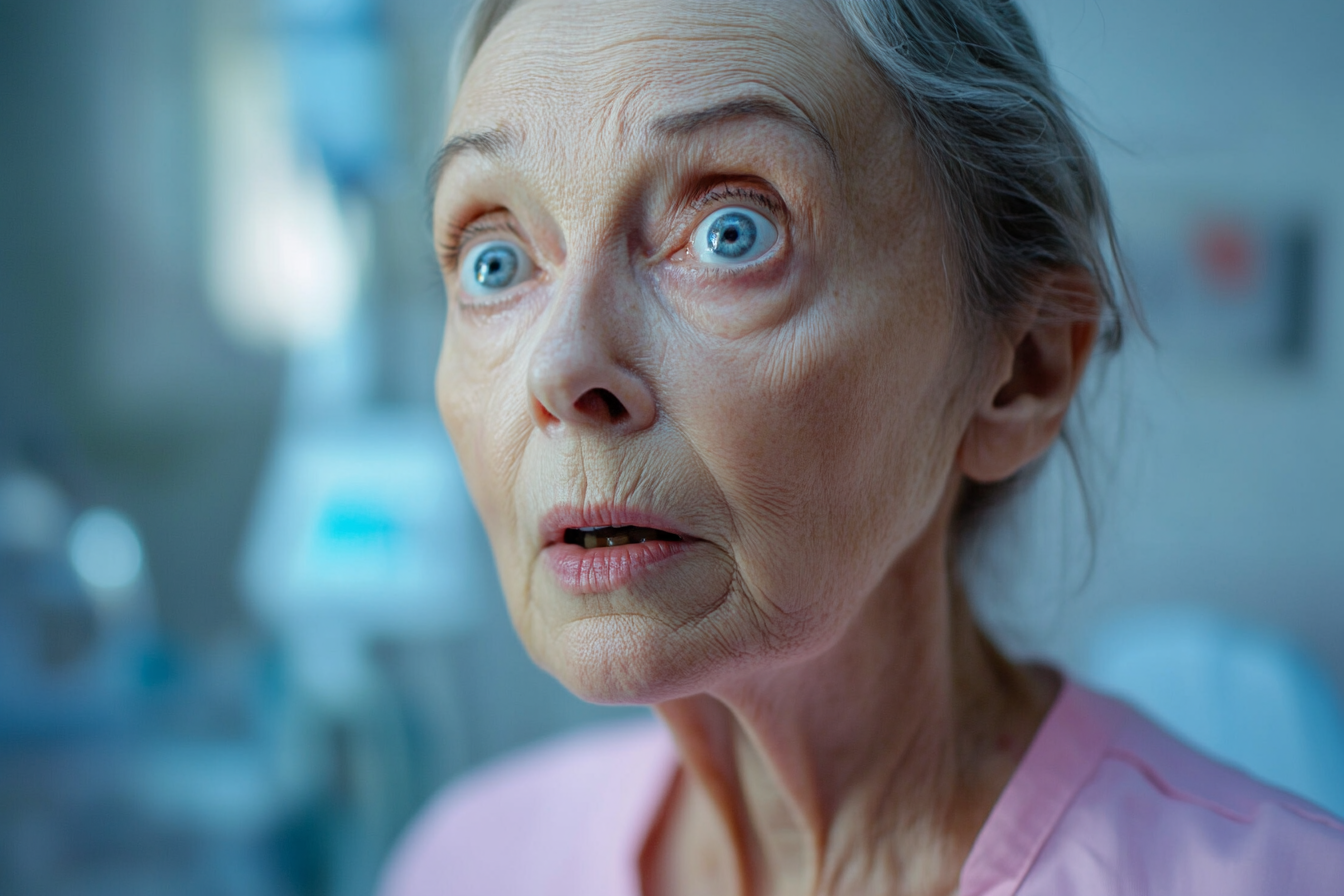 A woman standing in a hospital room | Source: Midjourney