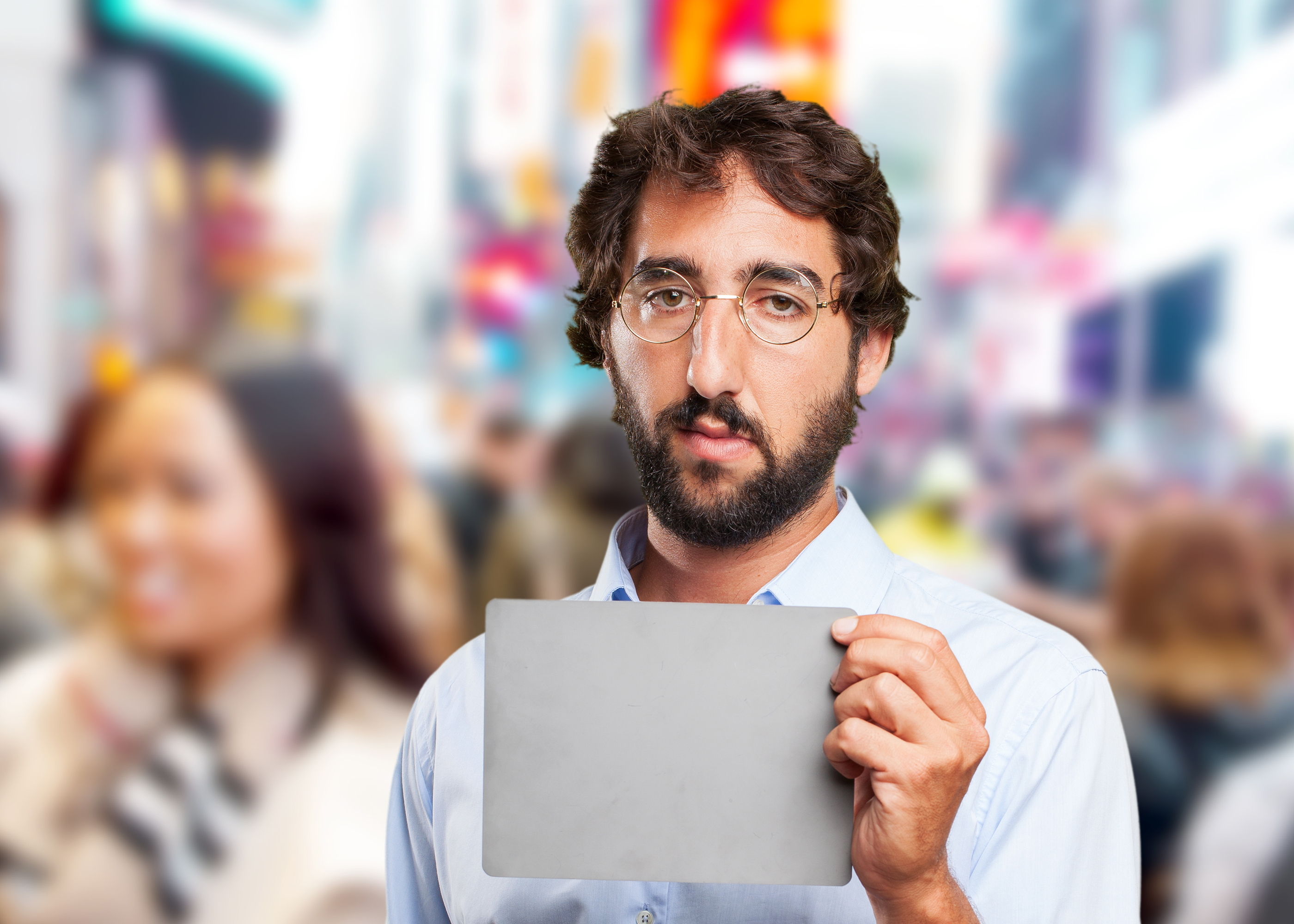 A man holding a flyer | Source: Freepik