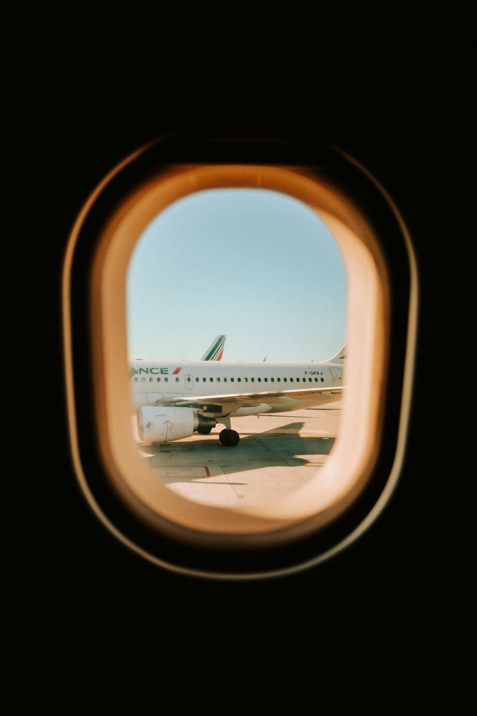 La vista desde la ventana de un avión | Fuente: Pexels