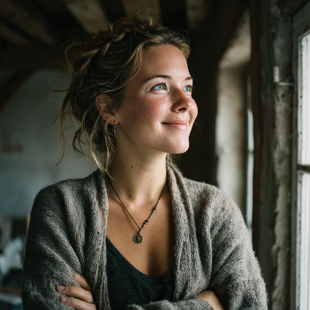 A happy woman | Source: Midjourney