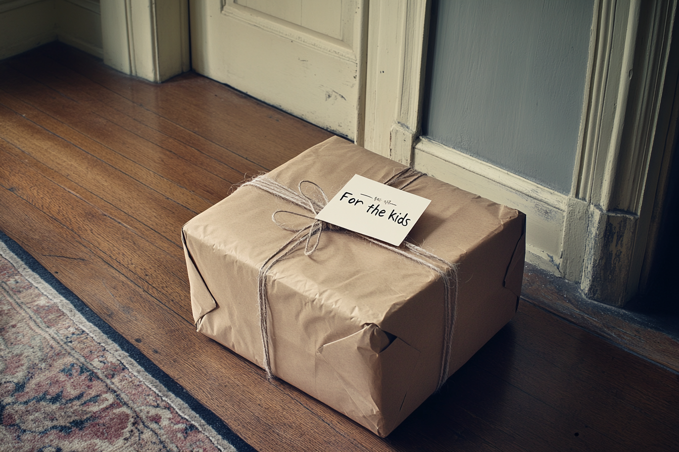 A box on the floor | Source: Midjourney
