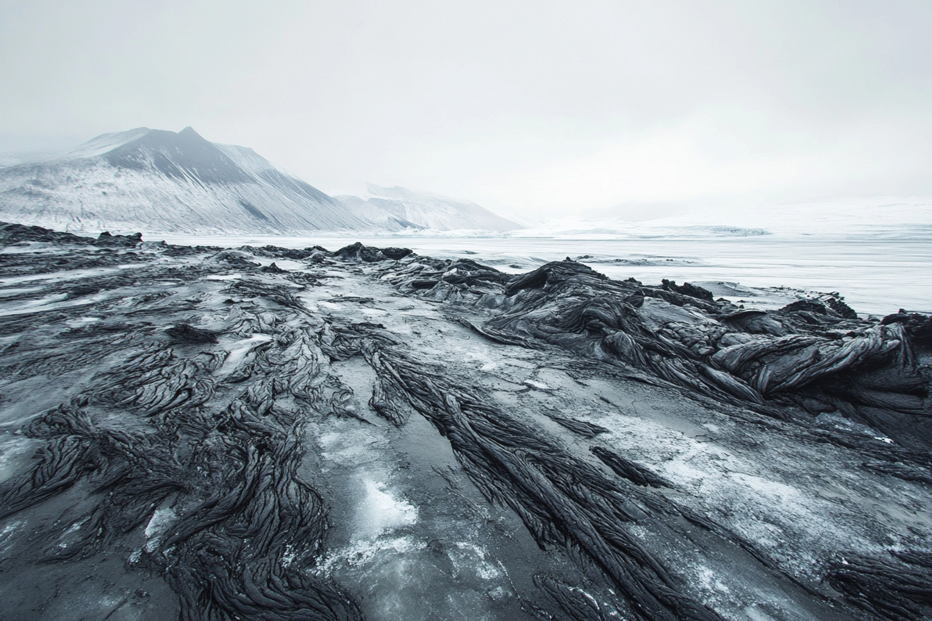 Frozen lava | Source: Midjourney