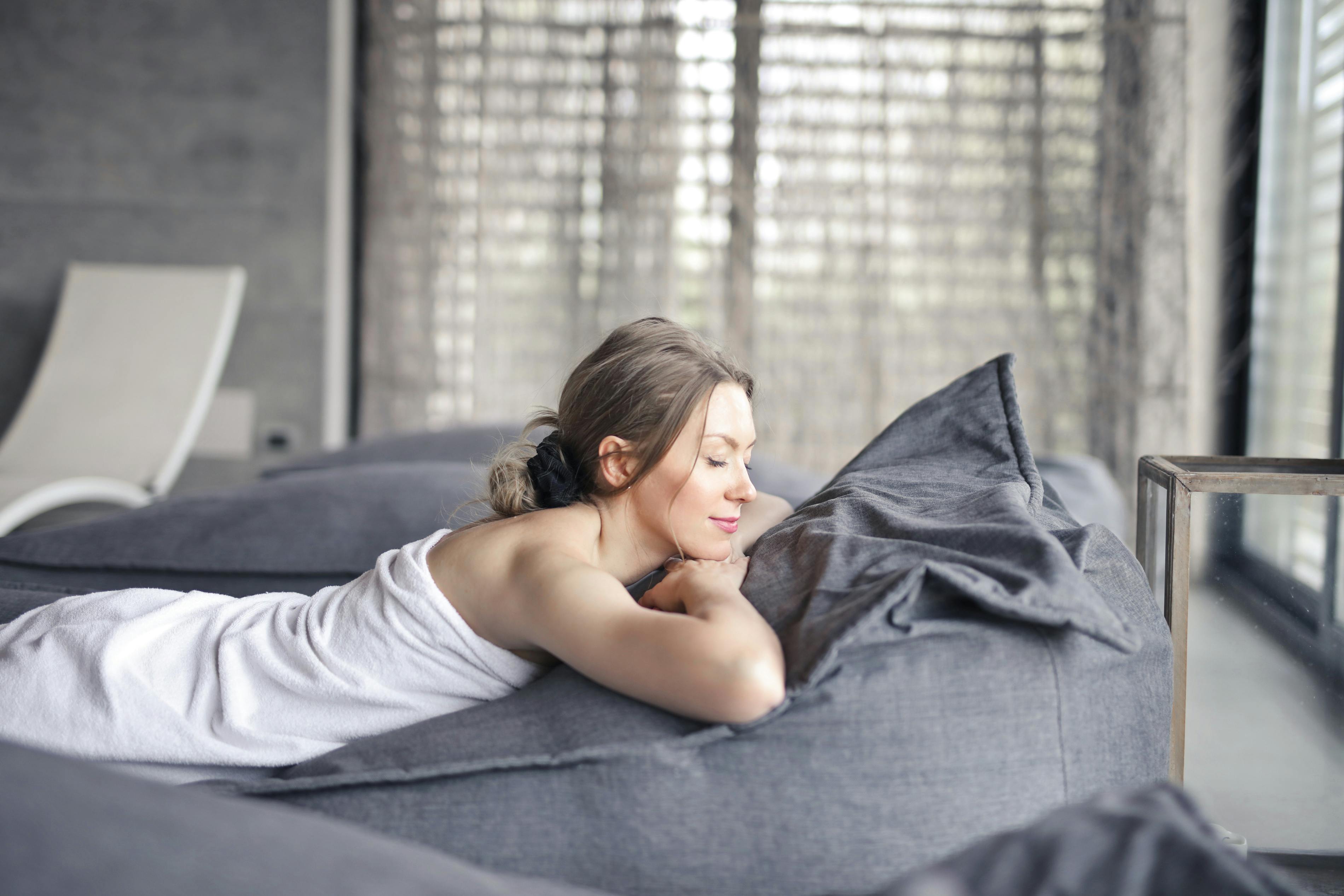 A relaxed woman at a spa treatment | Source: Pexels