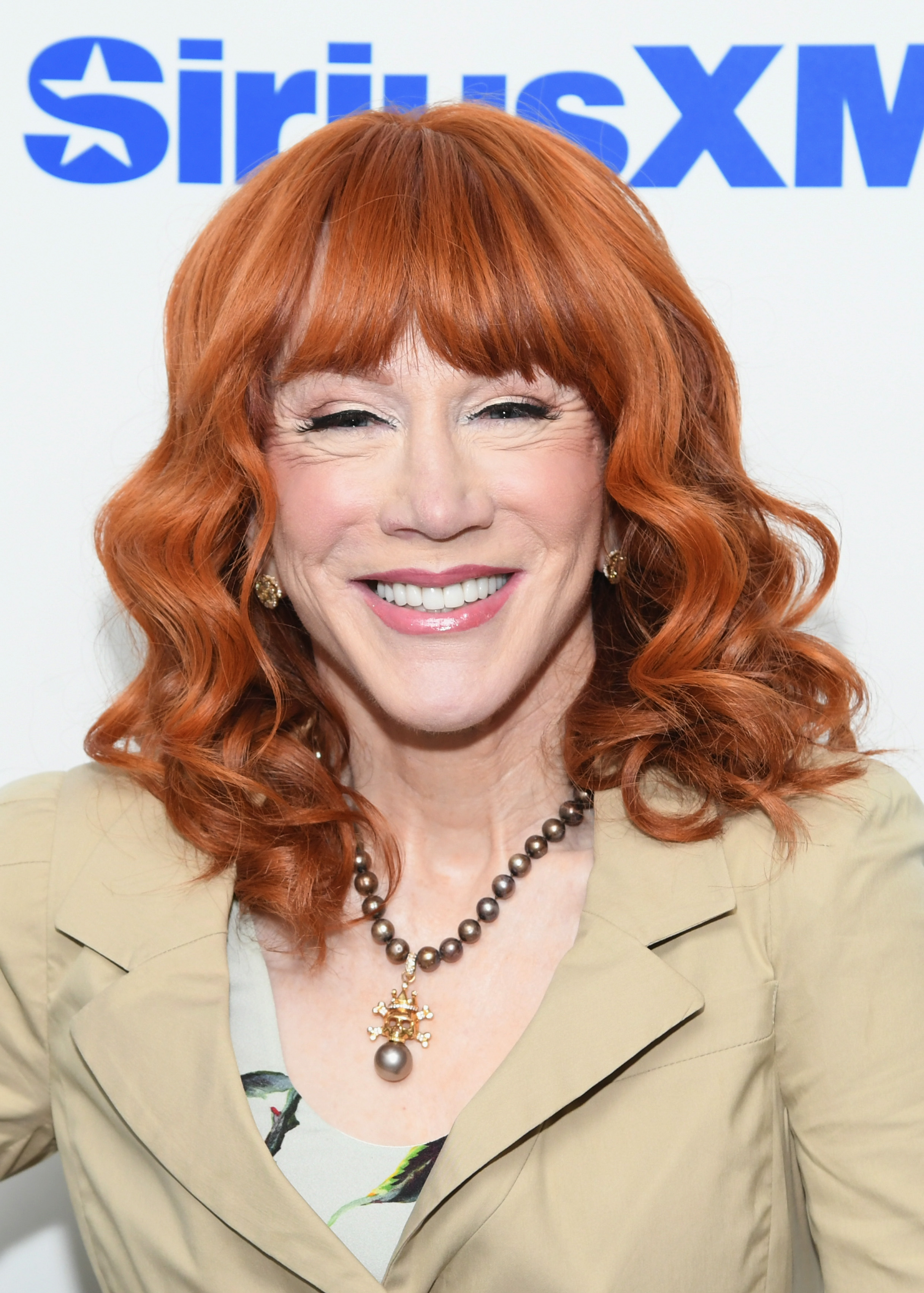 Kathy Griffin visits SiriusXM Studios on October 29, 2025 in New York City. | Source: Getty Images