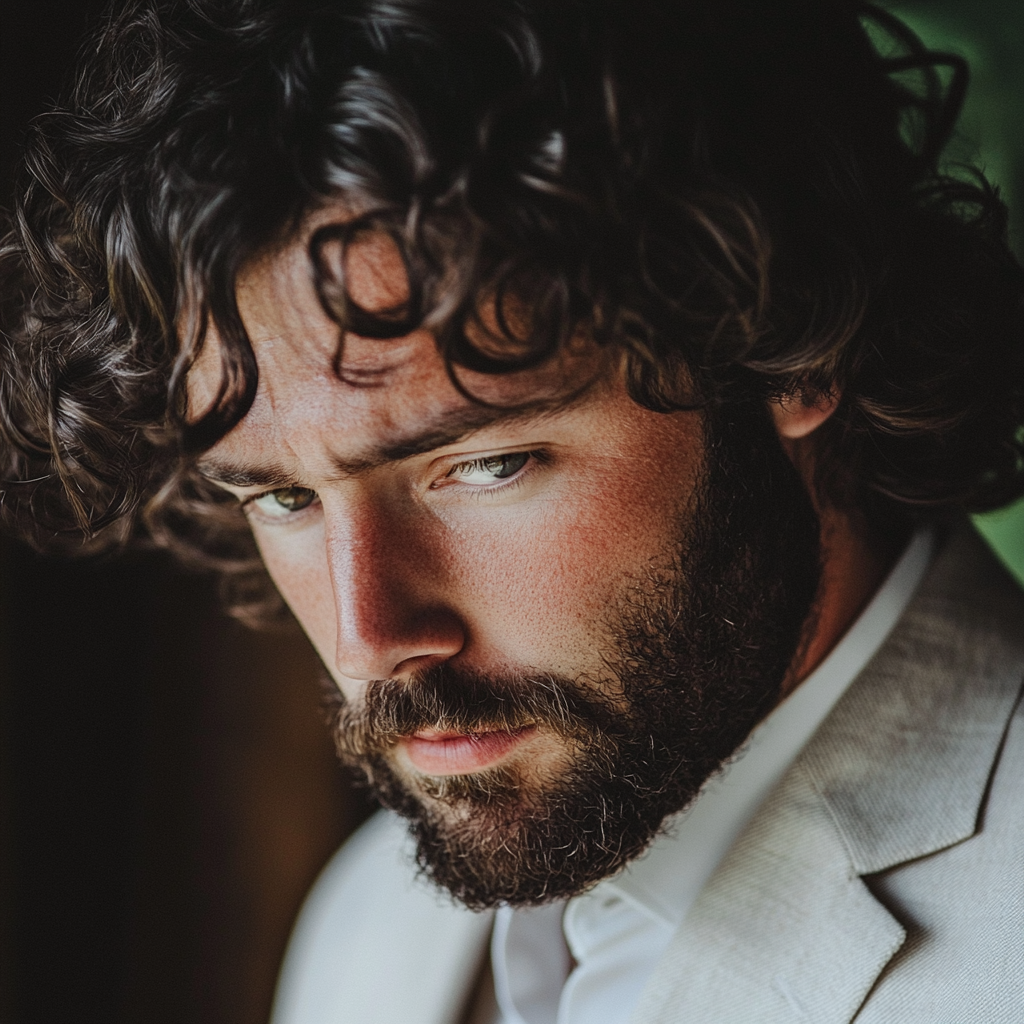 A close up of a groom | Source: Midjourney