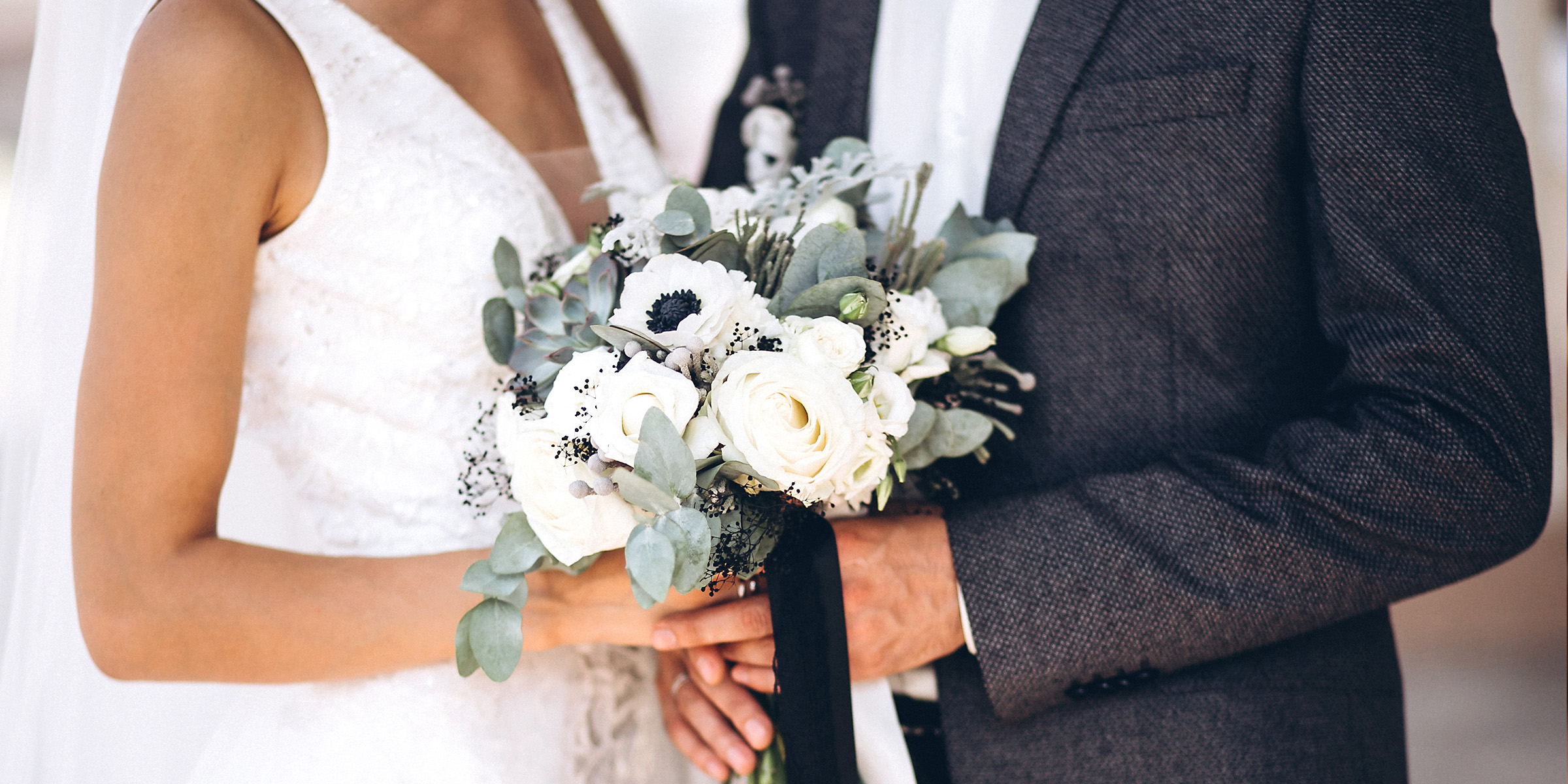 A couple on their wedding day | Source: Shutterstock