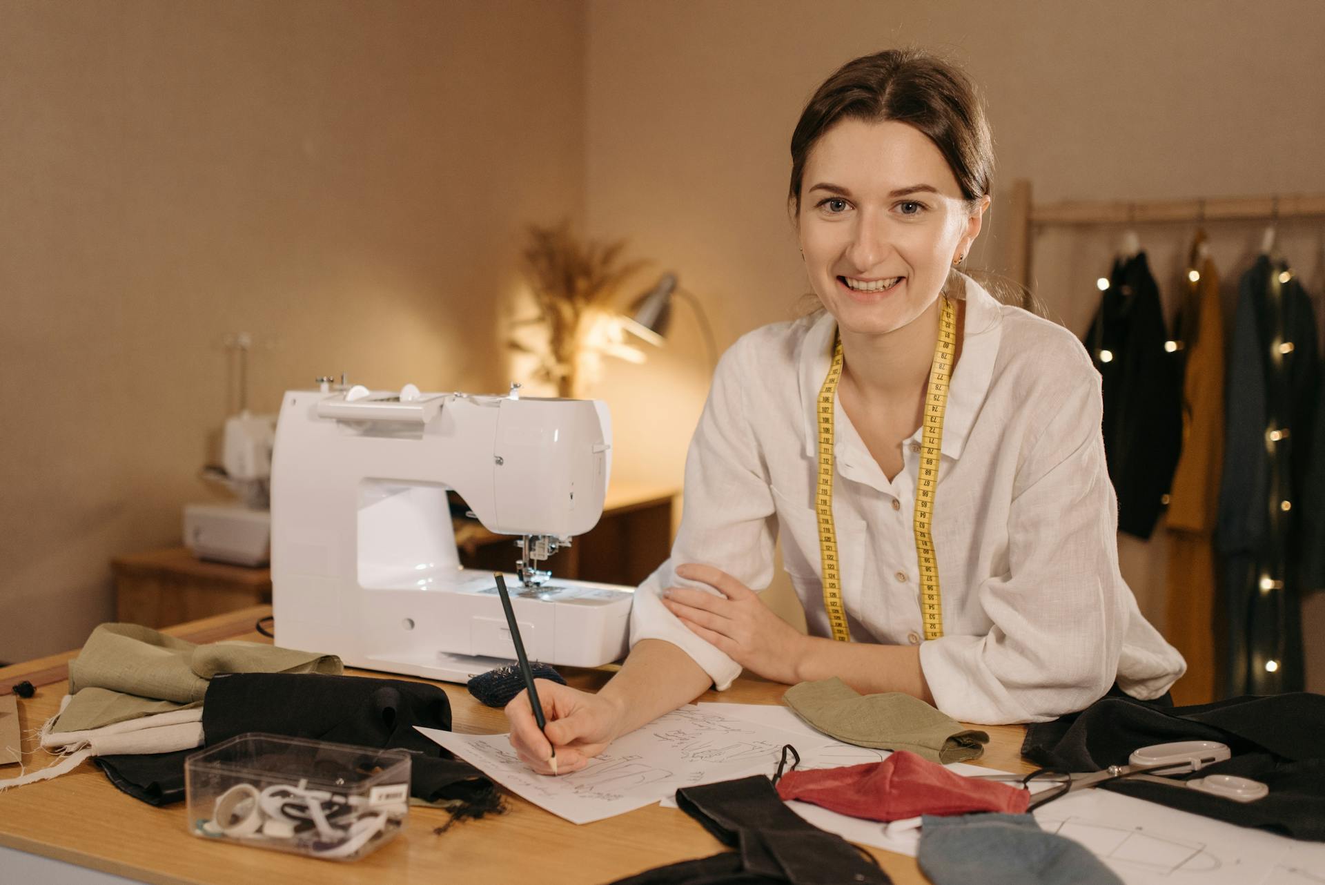 A smiling seamstress | Source: Pexels