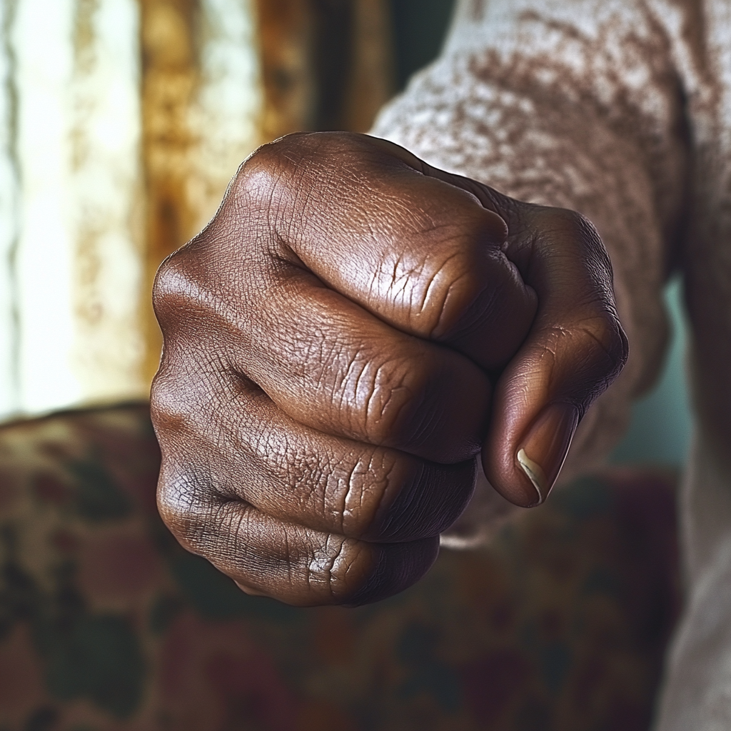 Le poing fermé d'une femme | Source : Midjourney