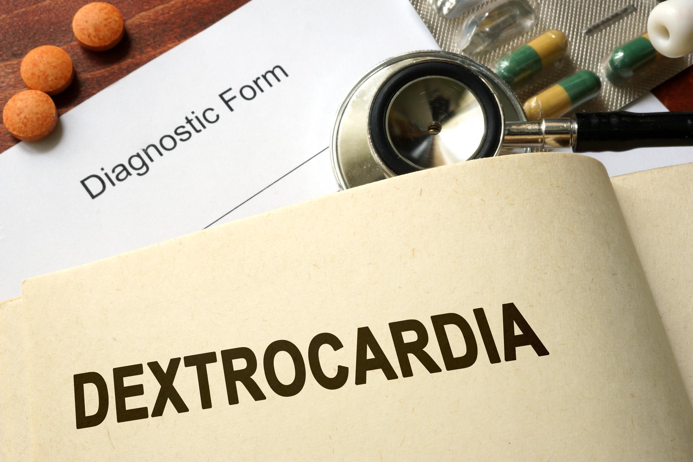 A page with the word Dextrocardia over a stethoscope | Source: Shutterstock