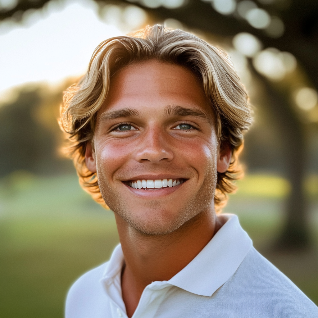 A smiling young man | Source: Midjourney