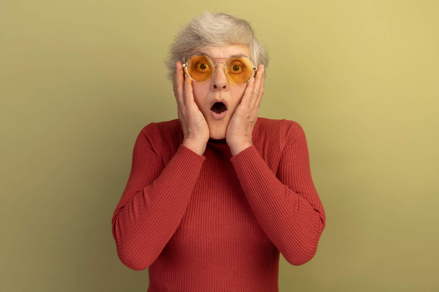 An older woman shaken to her core | Source: Freepik