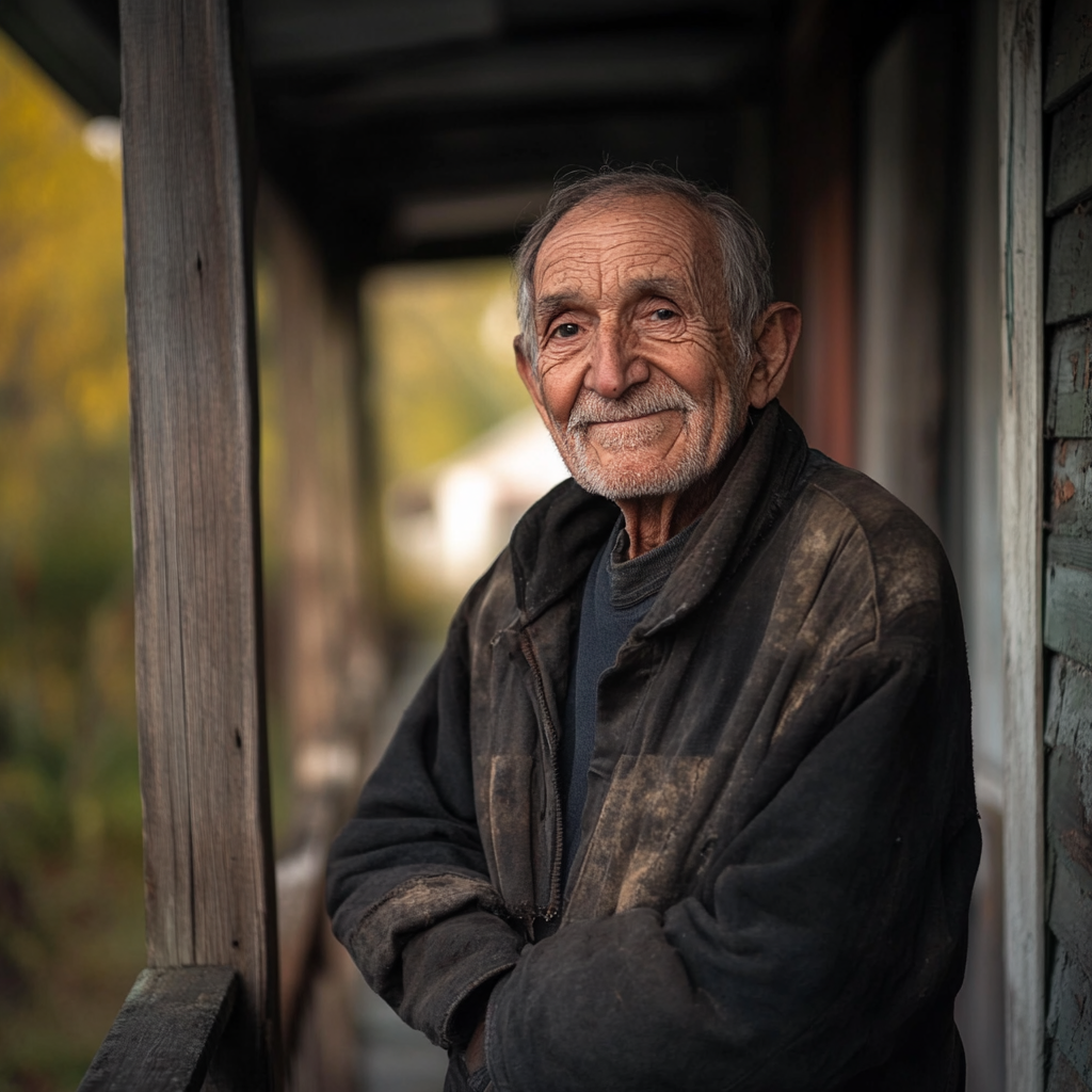 A smiling elderly man | Source: Midjourney