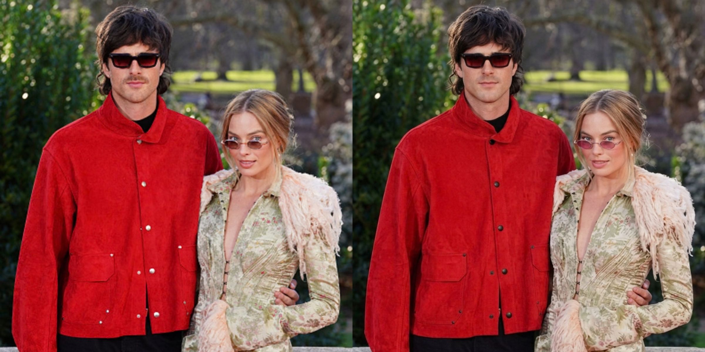 A side-by-side comparison of Jacob Elordi and Margot Robbie | Source: Getty Images