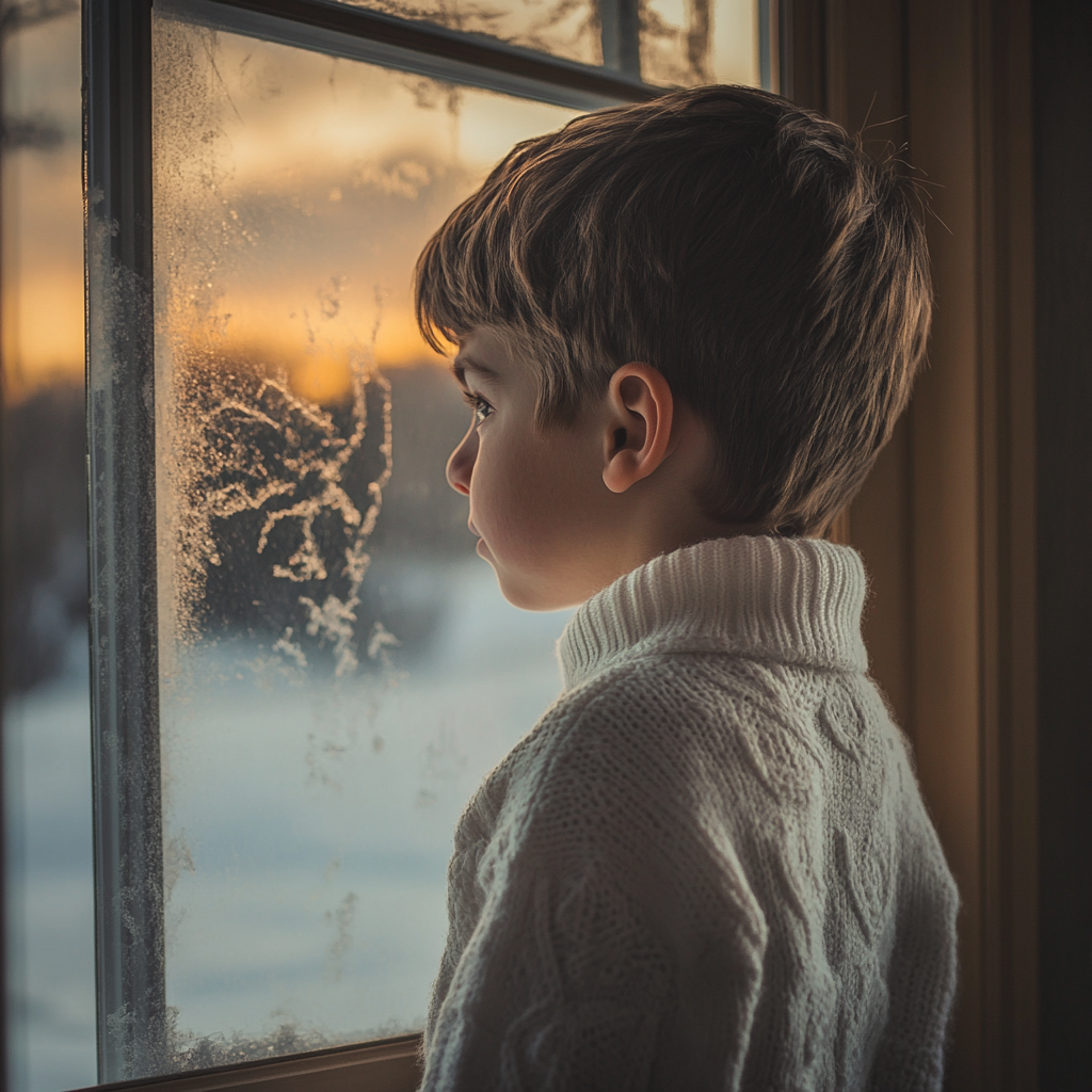 A boy looking out the window | Source: Midjourney