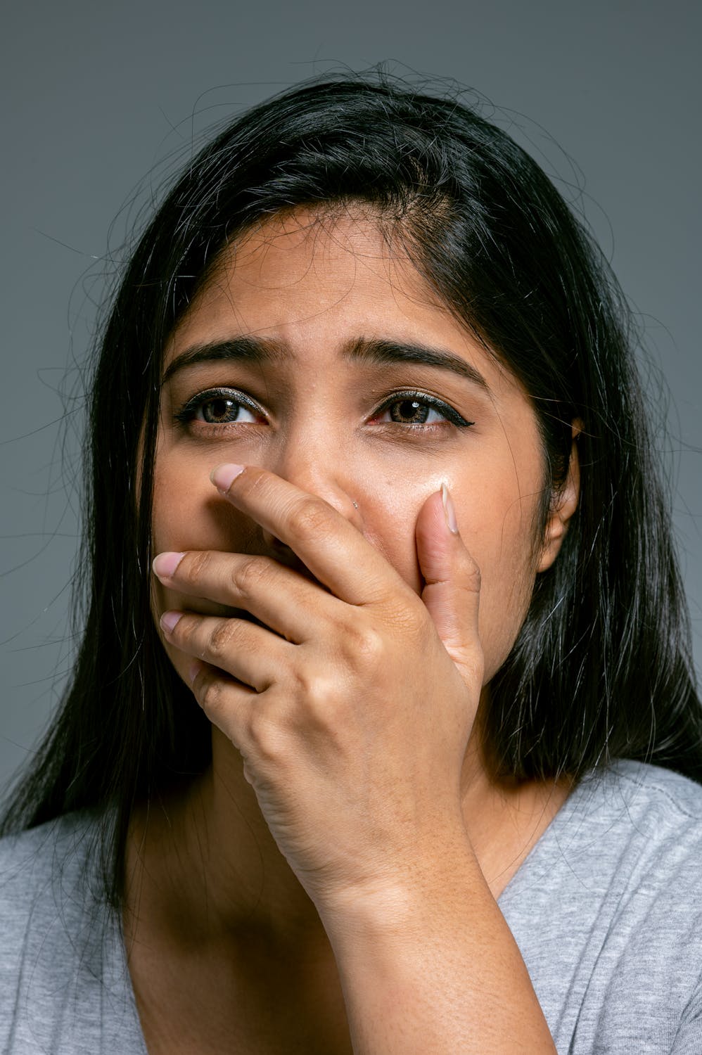 A shocked scared woman | Source: Pexels