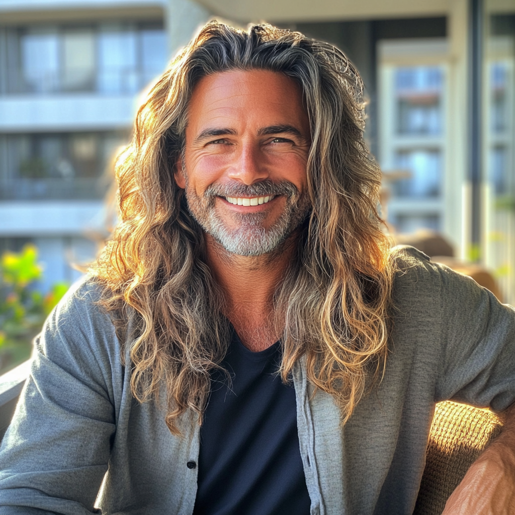 A close up of a smiling man | Source: Midjourney