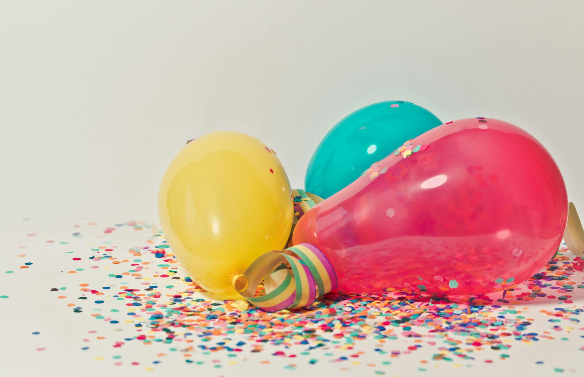 Balloons and confetti | Source: Pexels