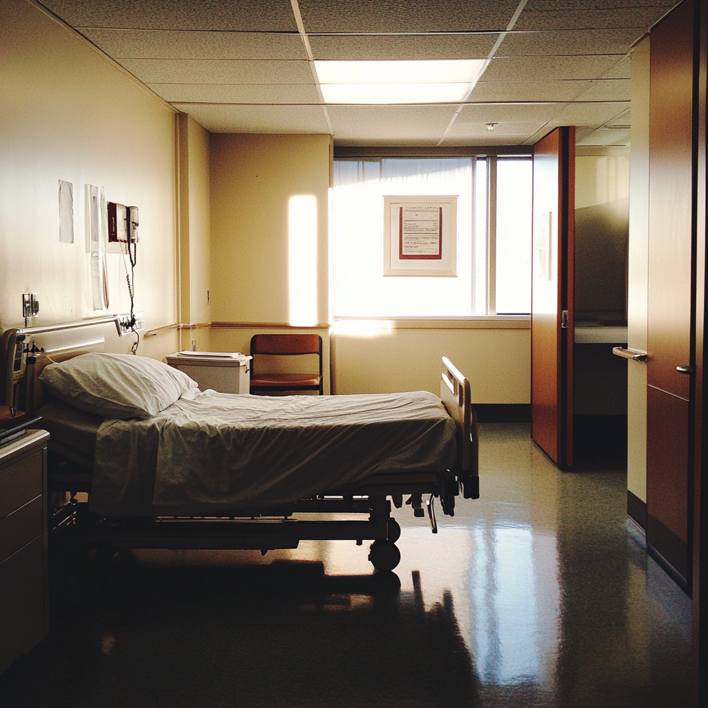 Une chambre d'hôpital | Source : Midjourney