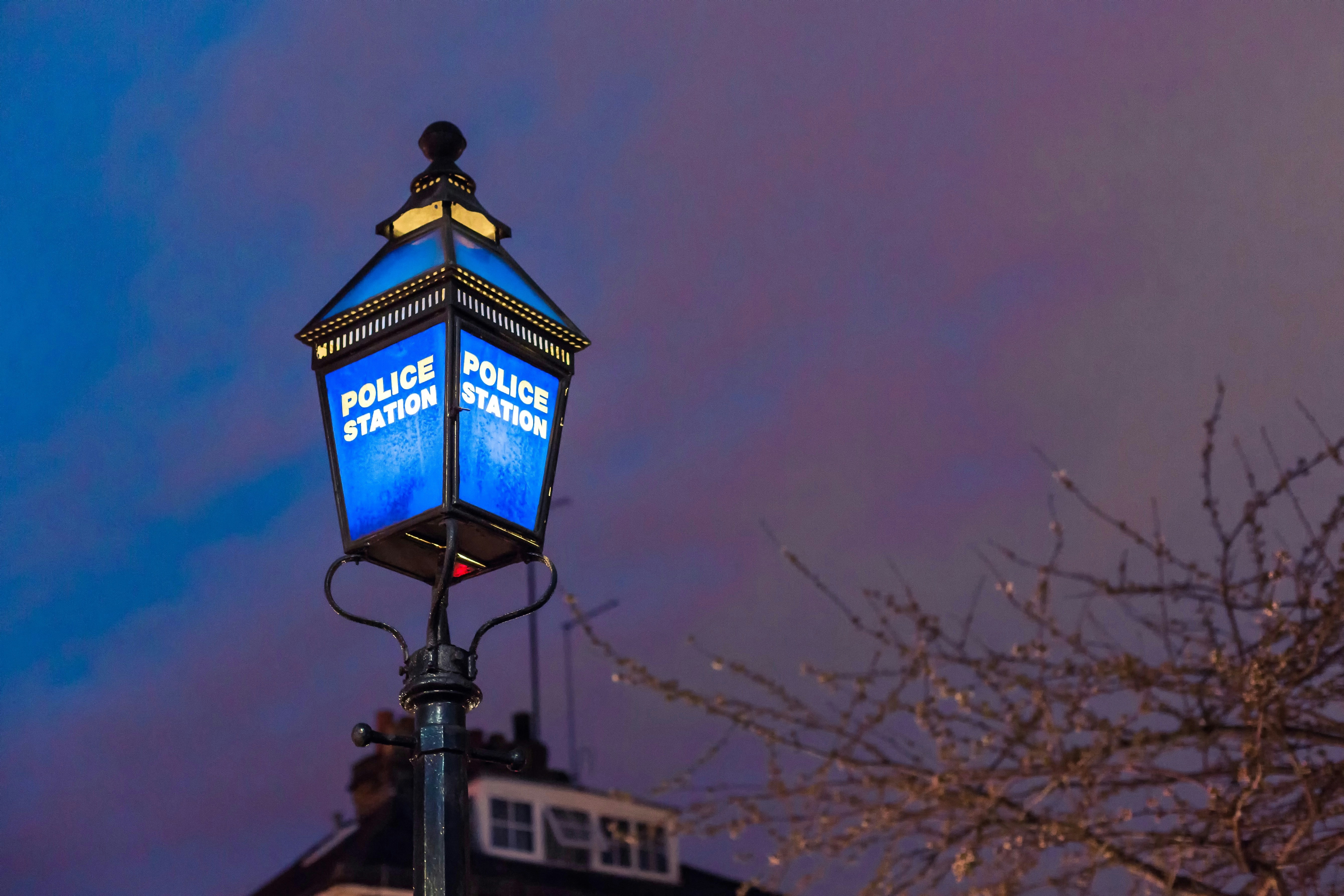 A police station sign | Source: Unsplash
