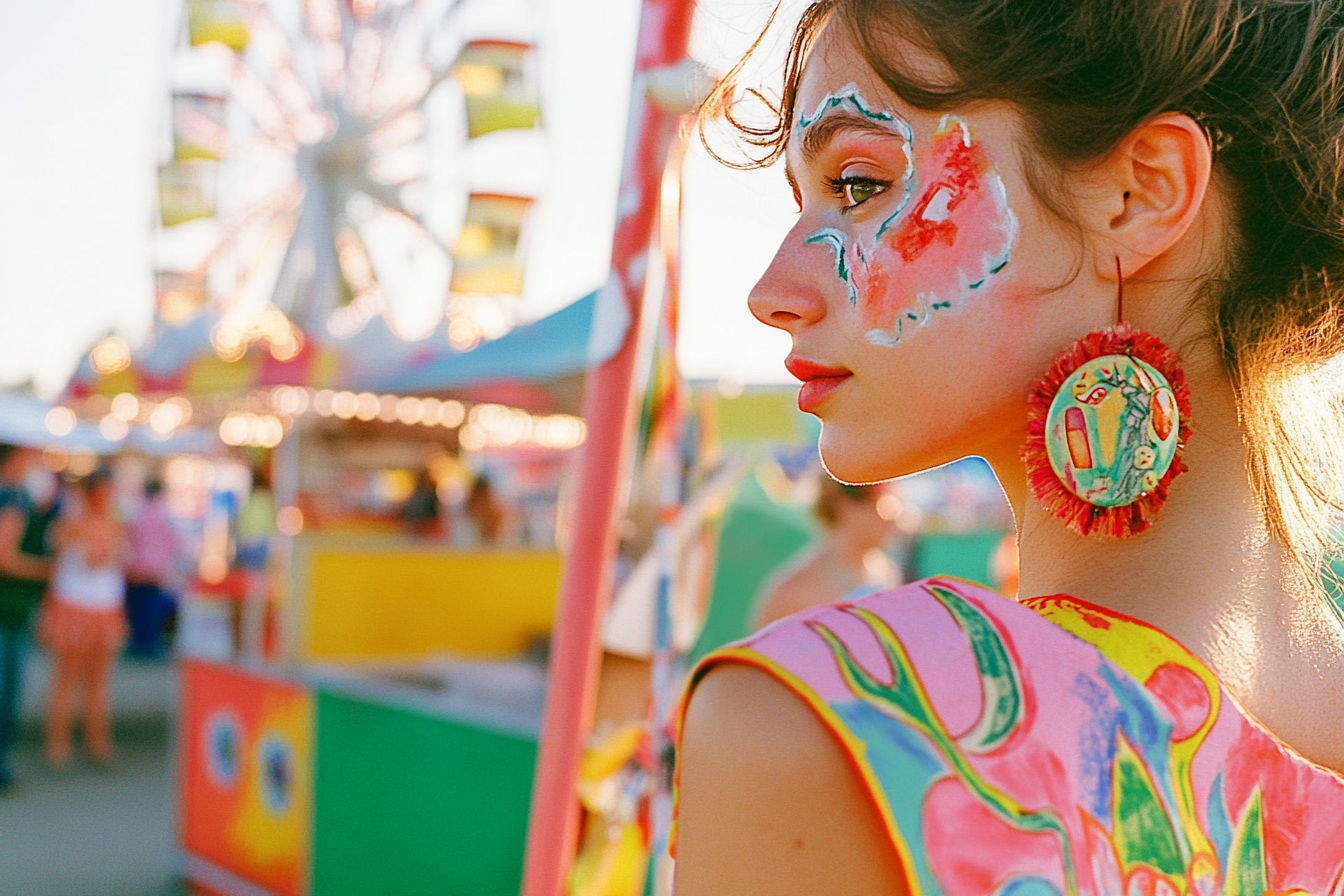 A thoughtful performer at a county fair | Source: Midjourney