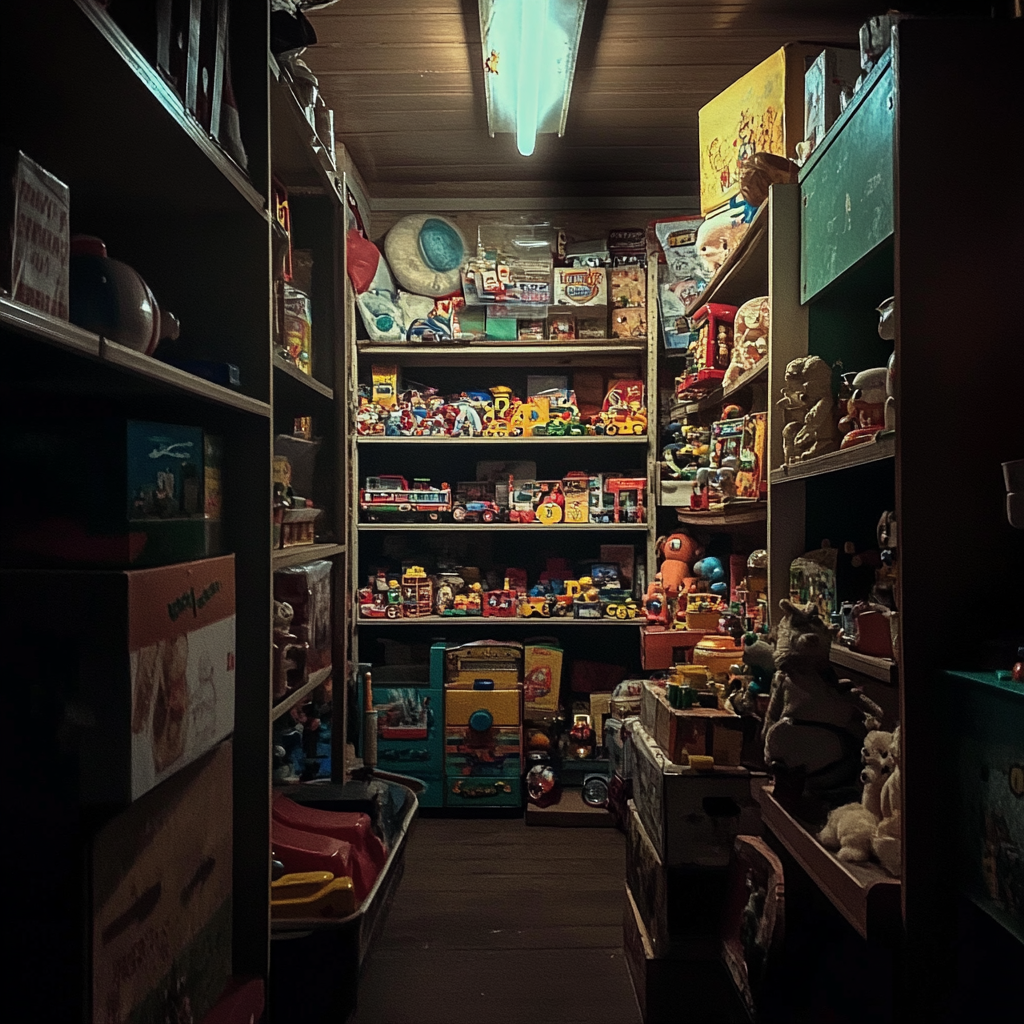 A room filled with old toys | Source: Midjourney