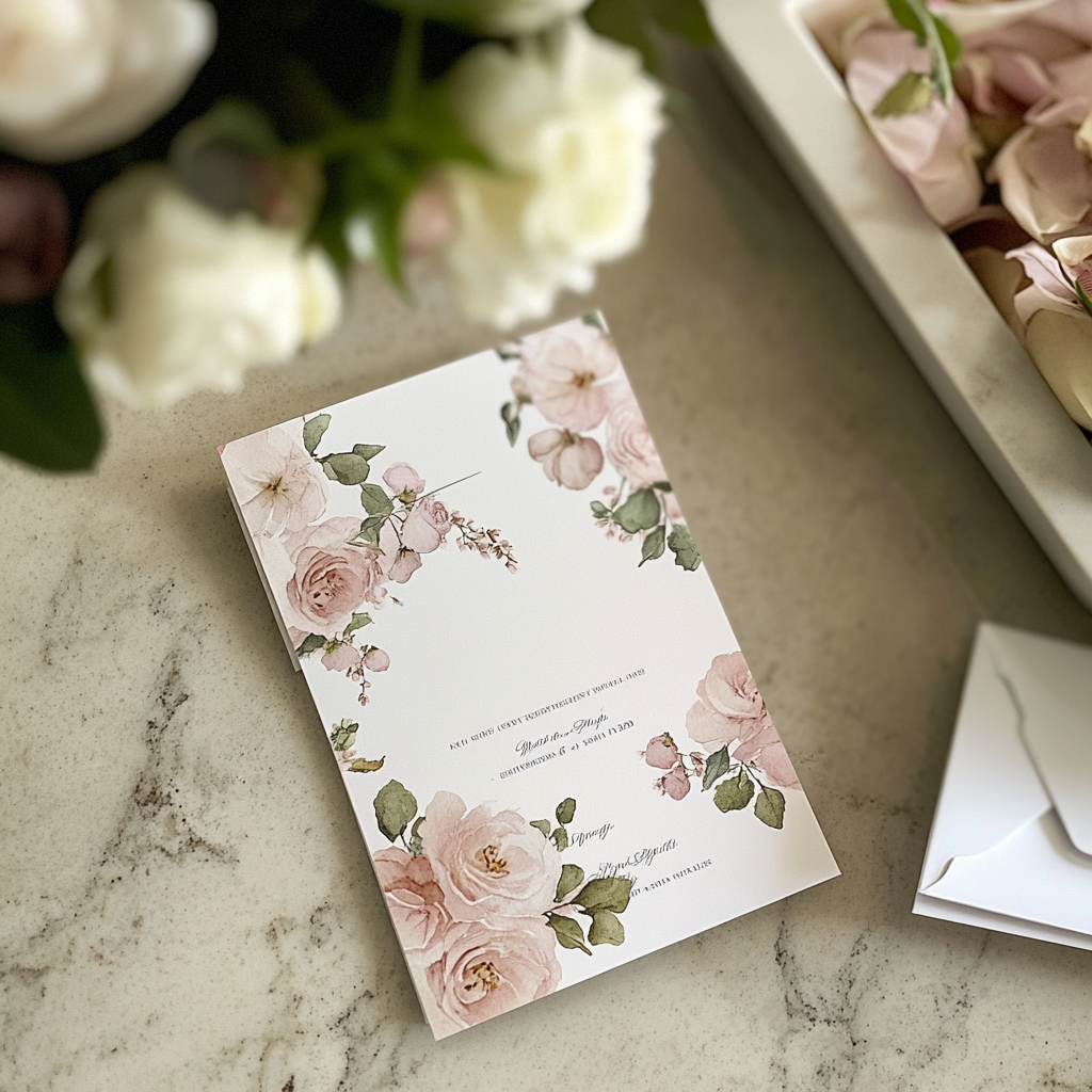 Une invitation de mariage | Source : Midjourney