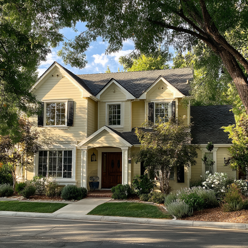 The exterior of a home | Source: Midjourney