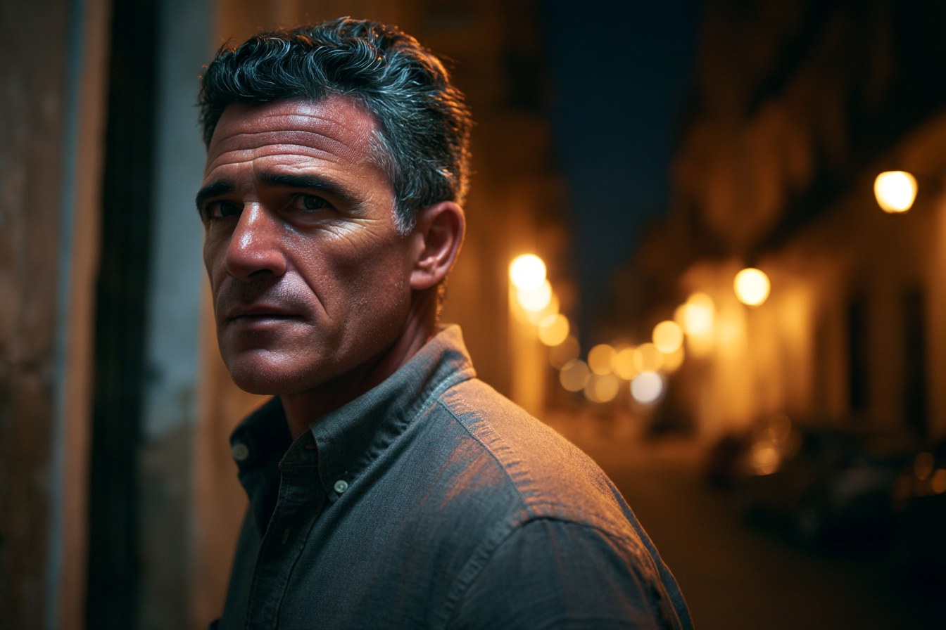 A man standing in an alley | Source: Midjourney