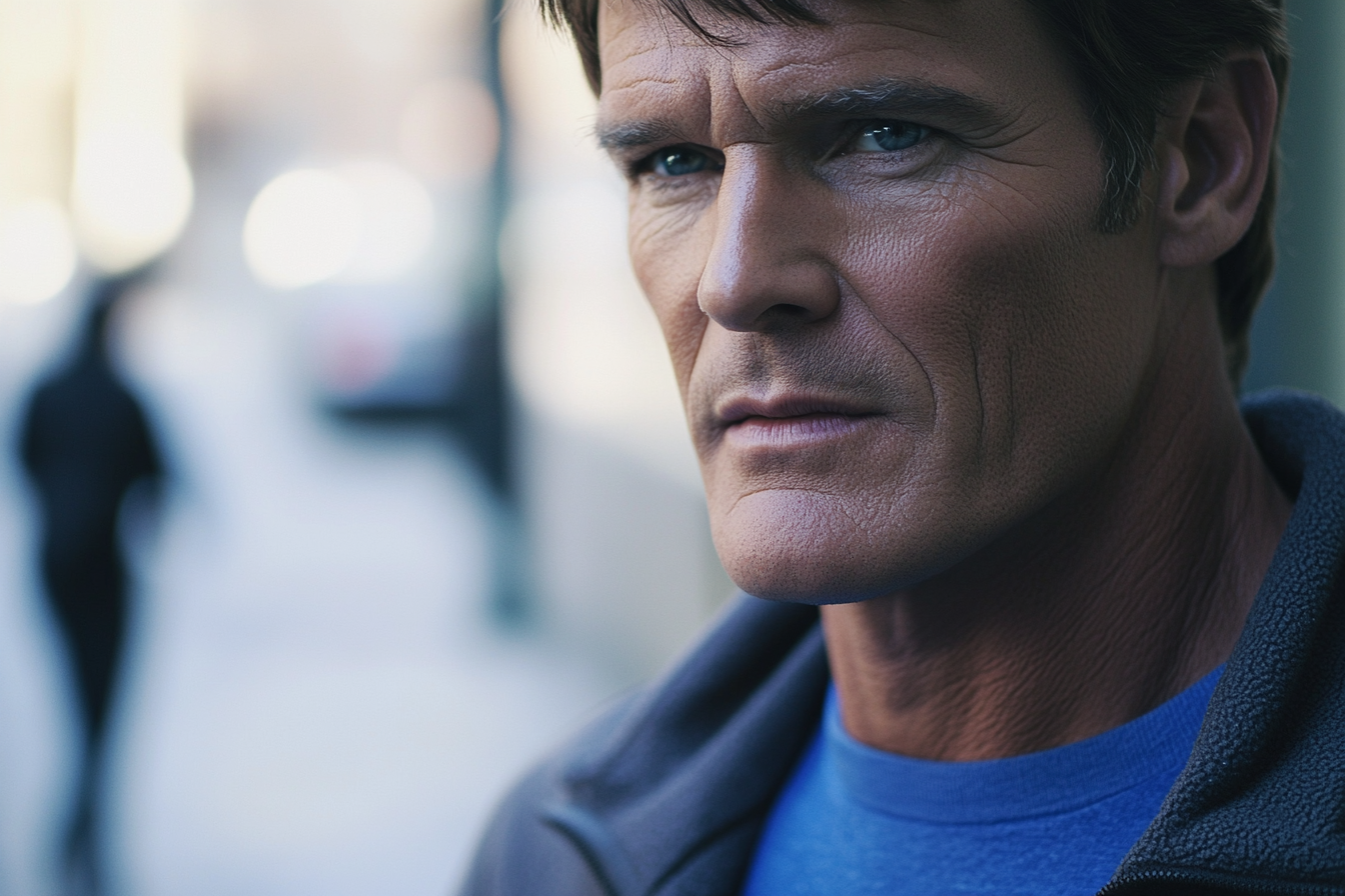 A close-up shot of a man's face | Source: Midjourney