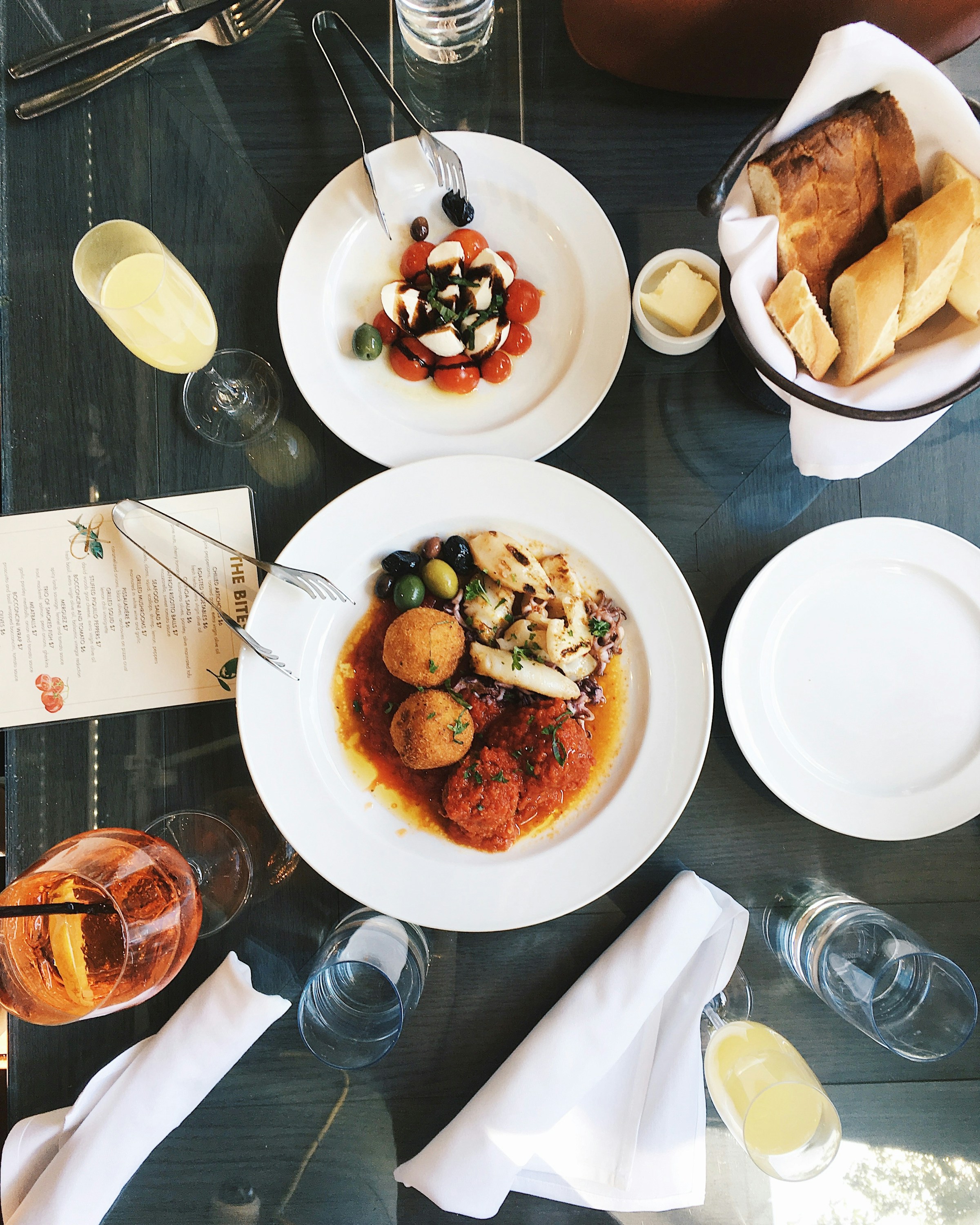 Food served on a restaurant table | Source: Unsplash