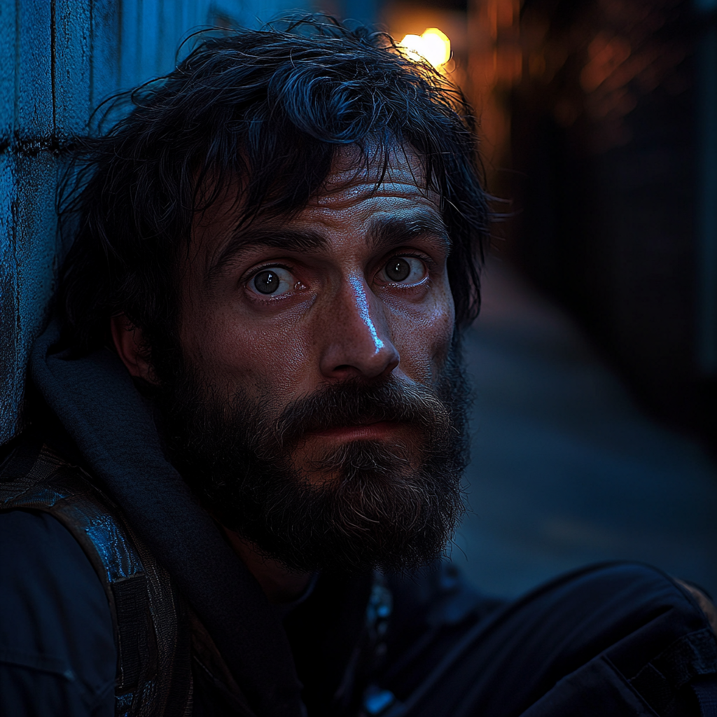 A homeless man | Source: Midjourney