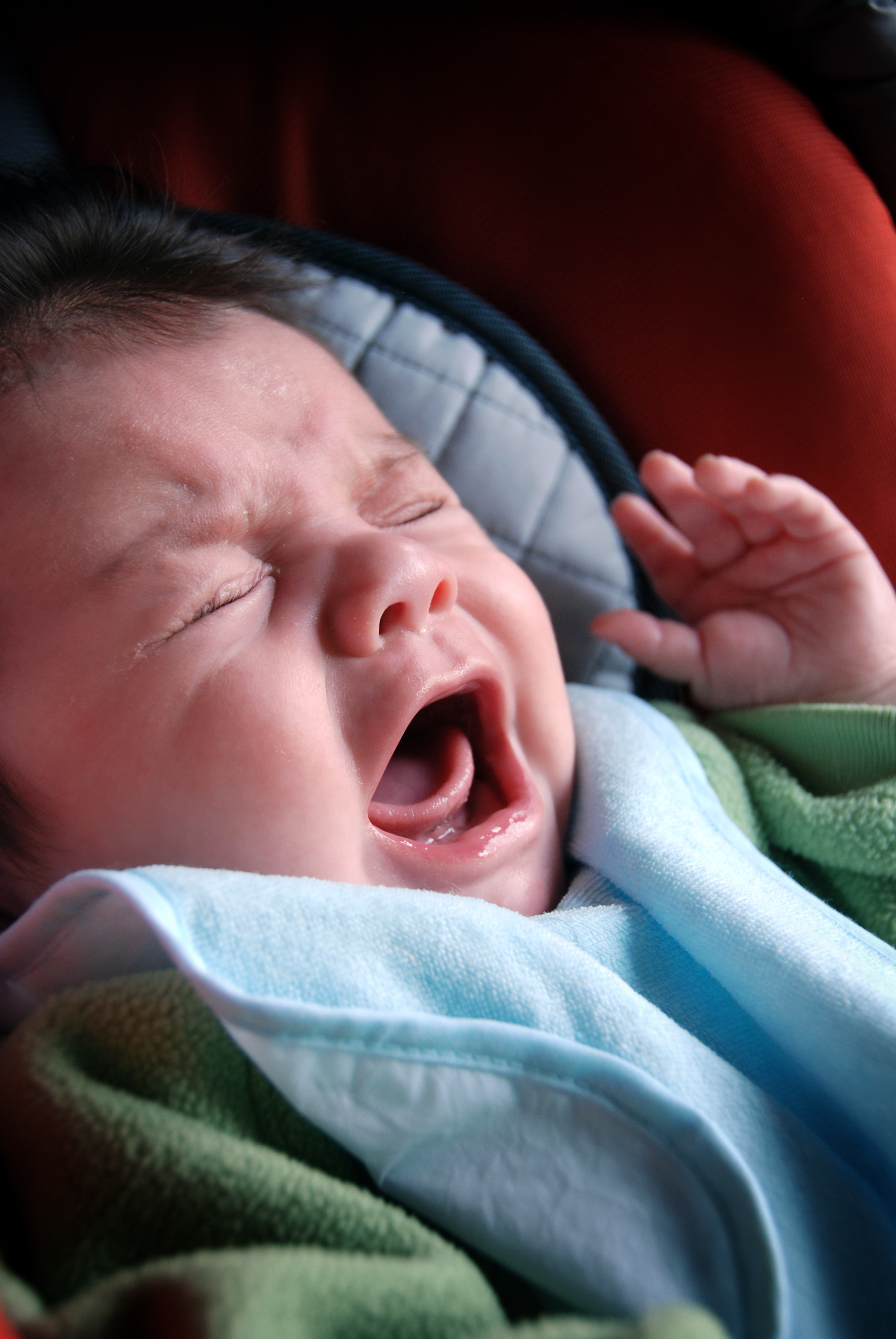 A baby in distress | Source: Shutterstock