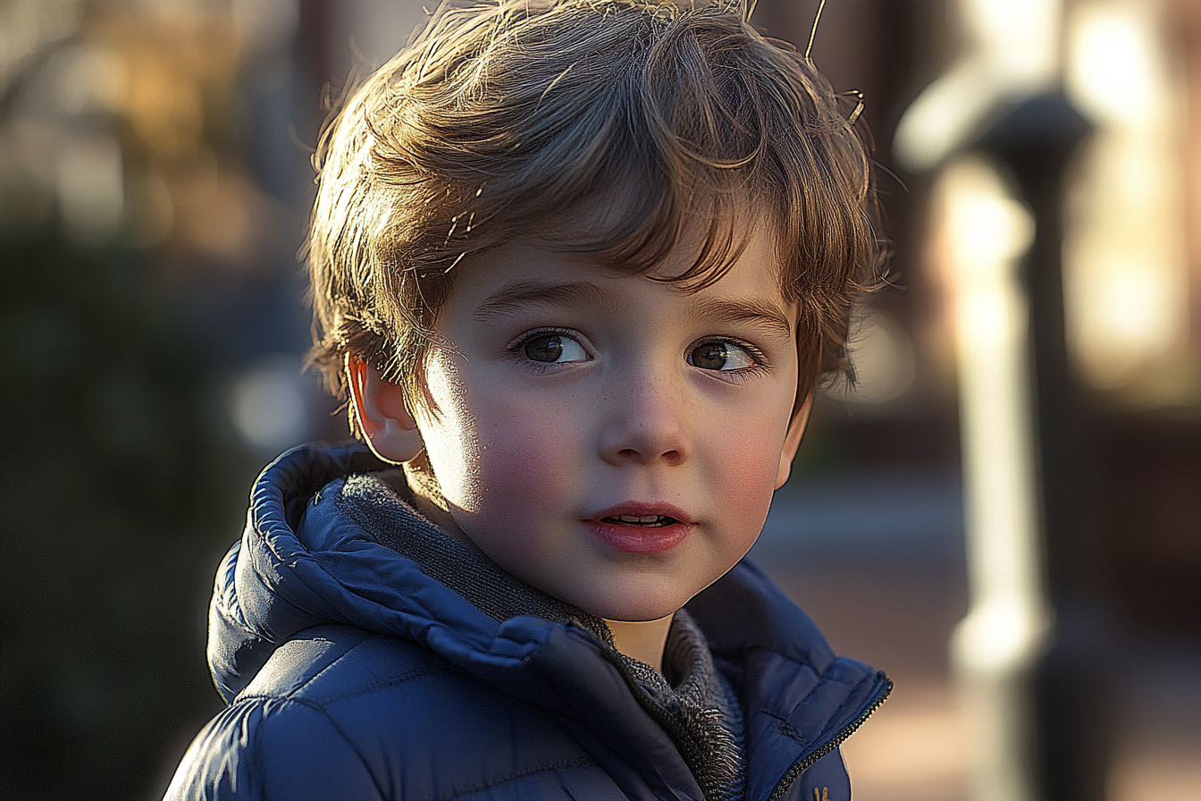 A little boy talking | Source: Midjourney