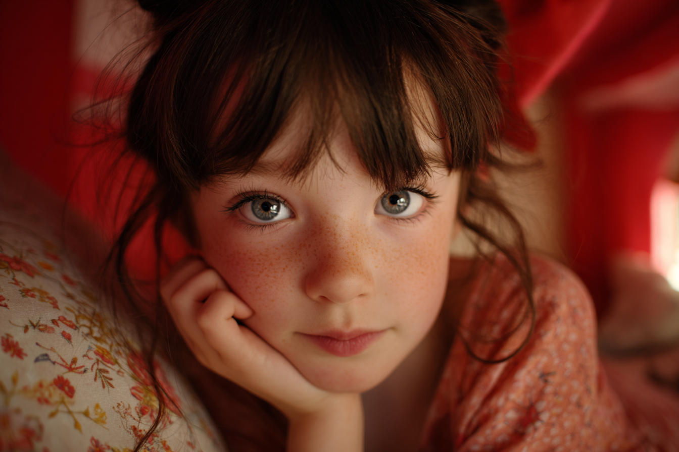 A little girl | Source: Midjourney