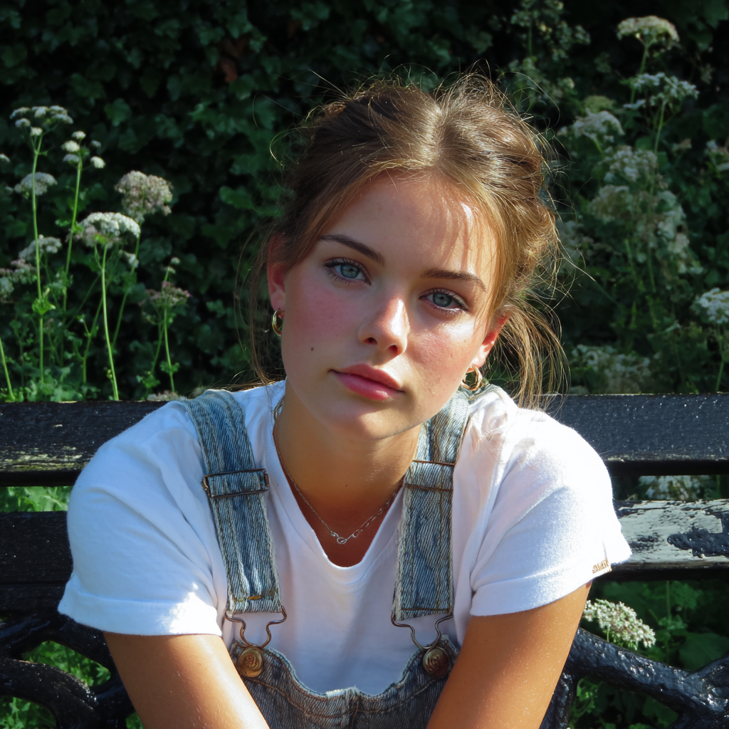 A pensive teenage girl | Source: Midjourney