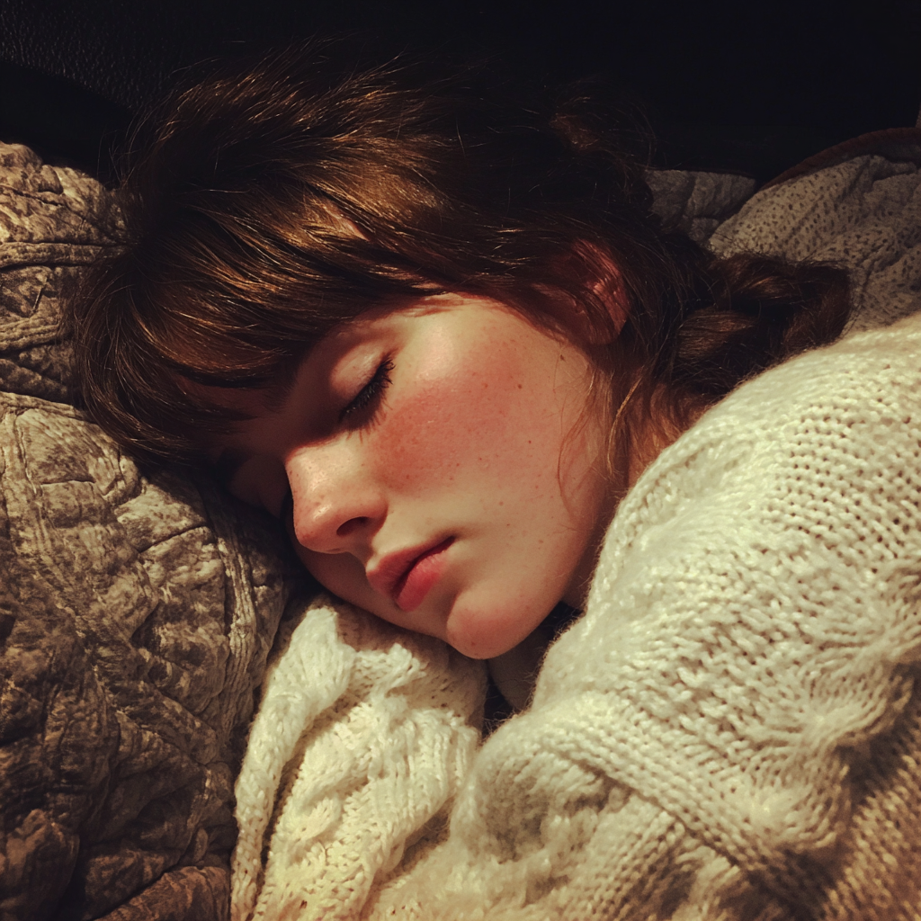 A sleeping girl | Source: Midjourney