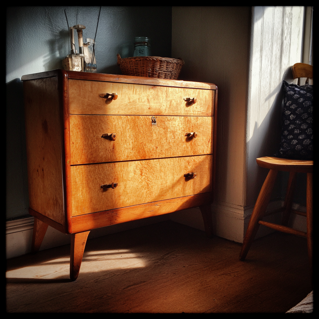 A dresser in a bedroom | Source: Midjourney