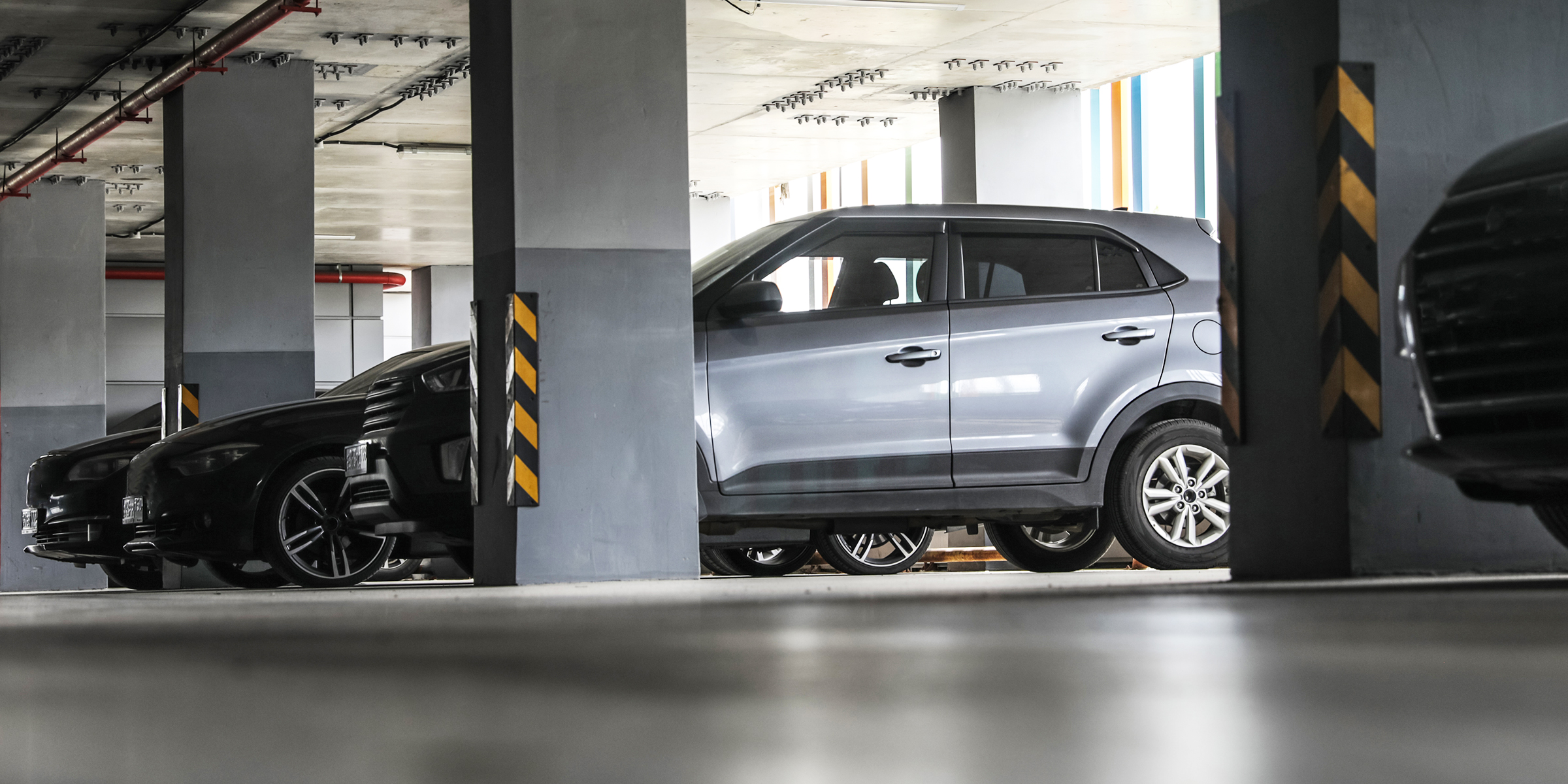 A car in a parking lot | Source: Shutterstock