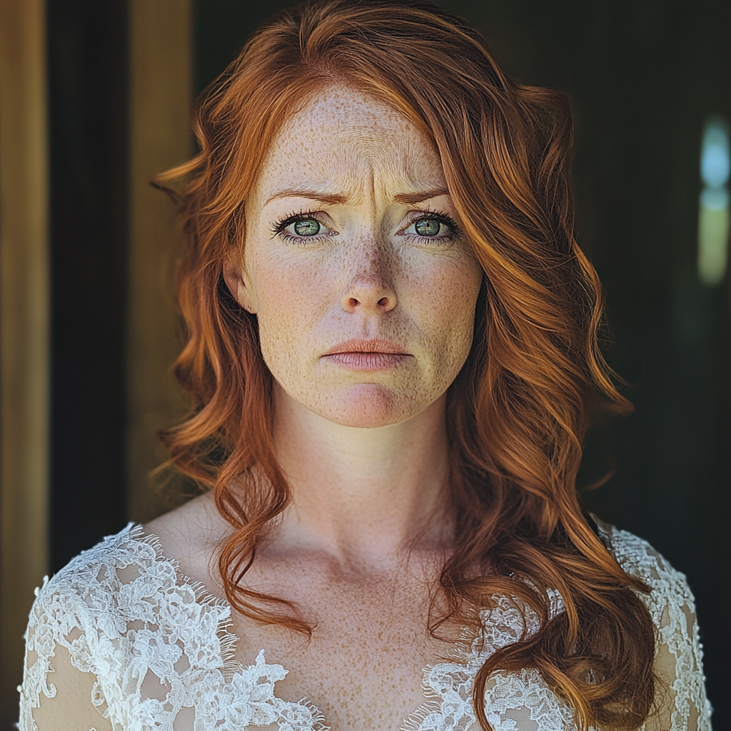 An upset bride | Source: Midjourney