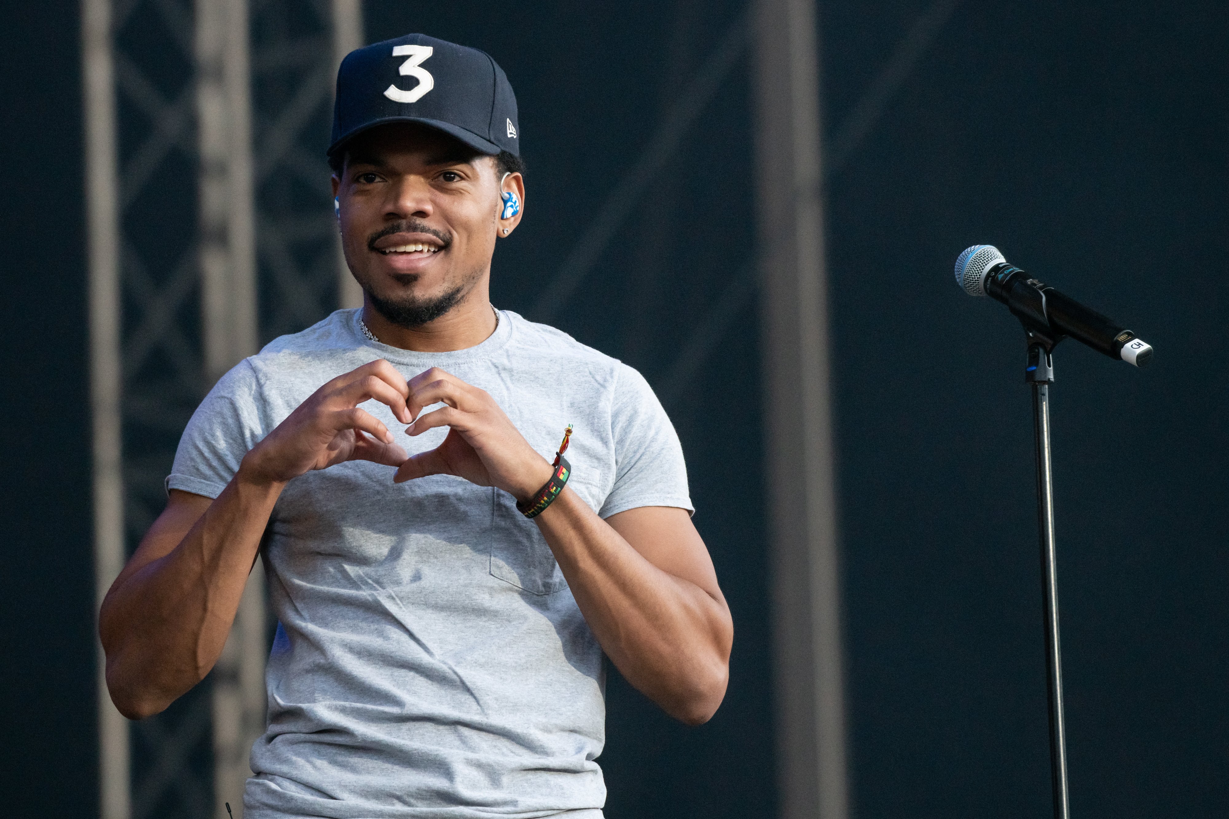 Chance the Rapper on stage at the Way out West Festival on August 12, 2022 | Source: Getty Images