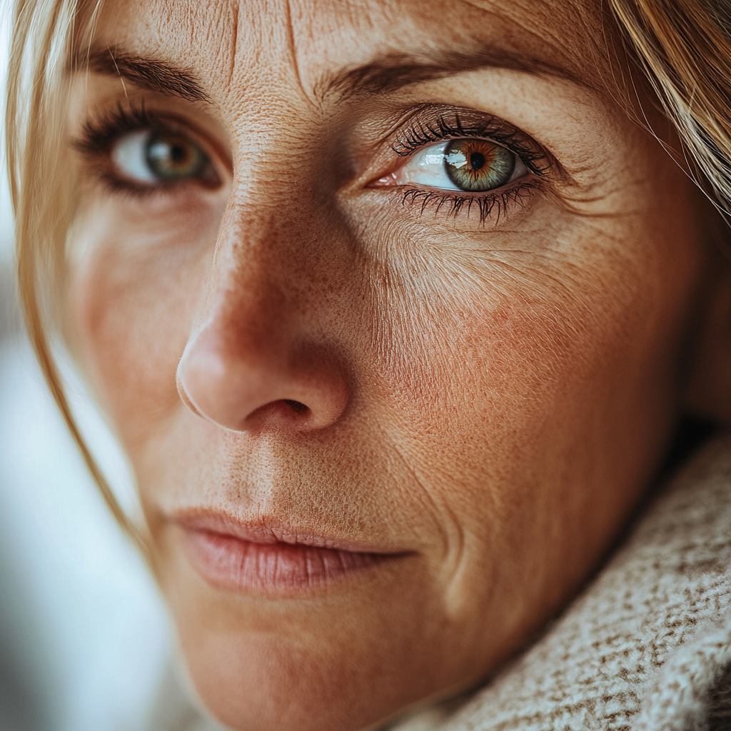 A close up of a woman | Source: Midjourney