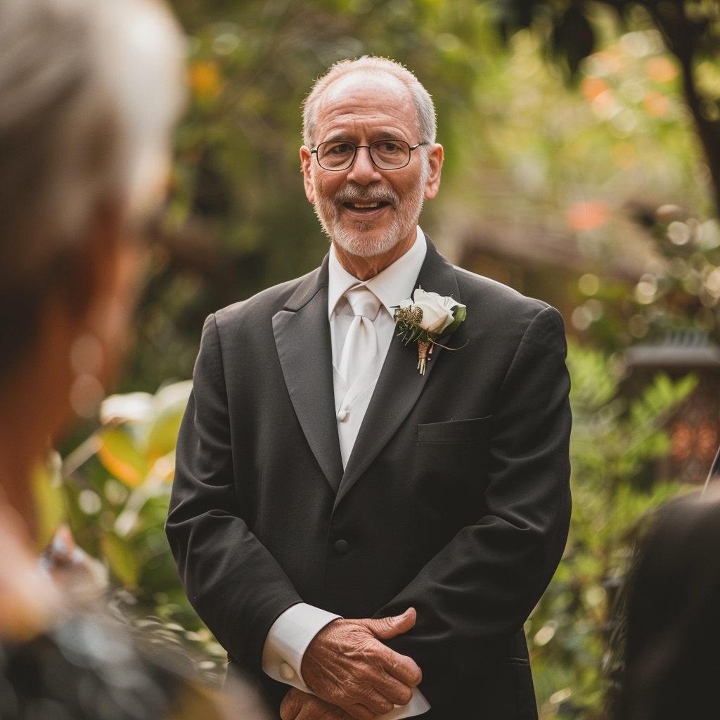 A smiling senior man | Source: Midjourney