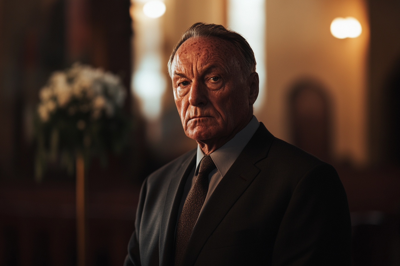 An older man in a suit | Source: Midjourney